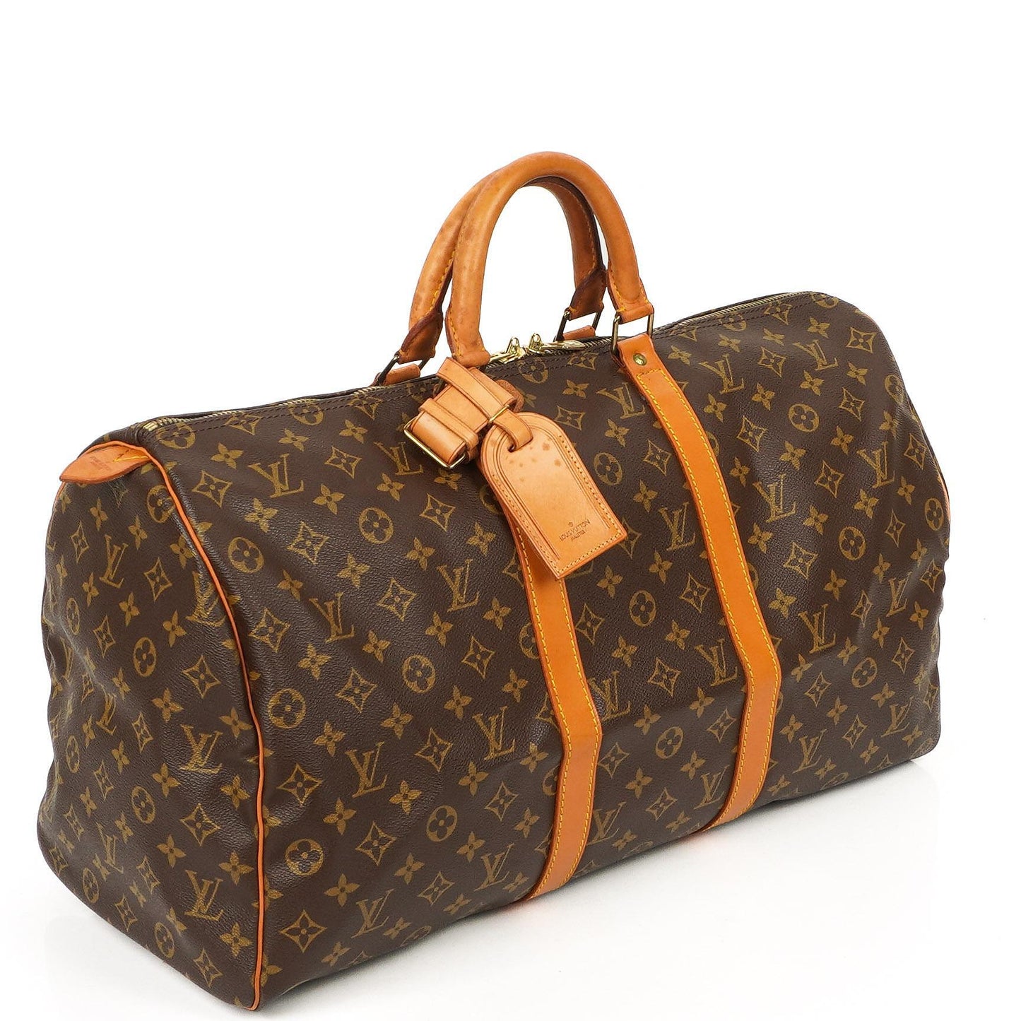 Louis Vuitton Malletier Keepall 50 Monogram Canvas Travel Bag