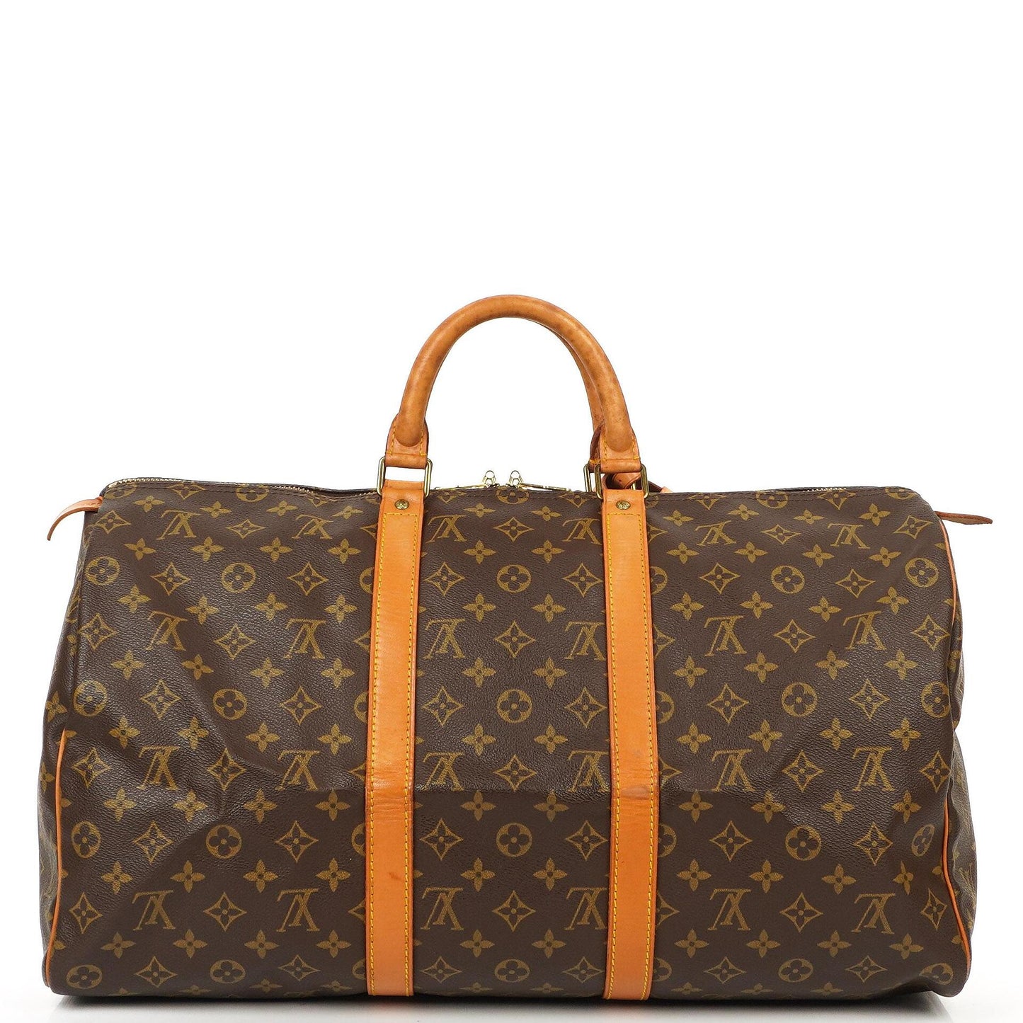 Louis Vuitton Malletier Keepall 50 Monogram Canvas Travel Bag