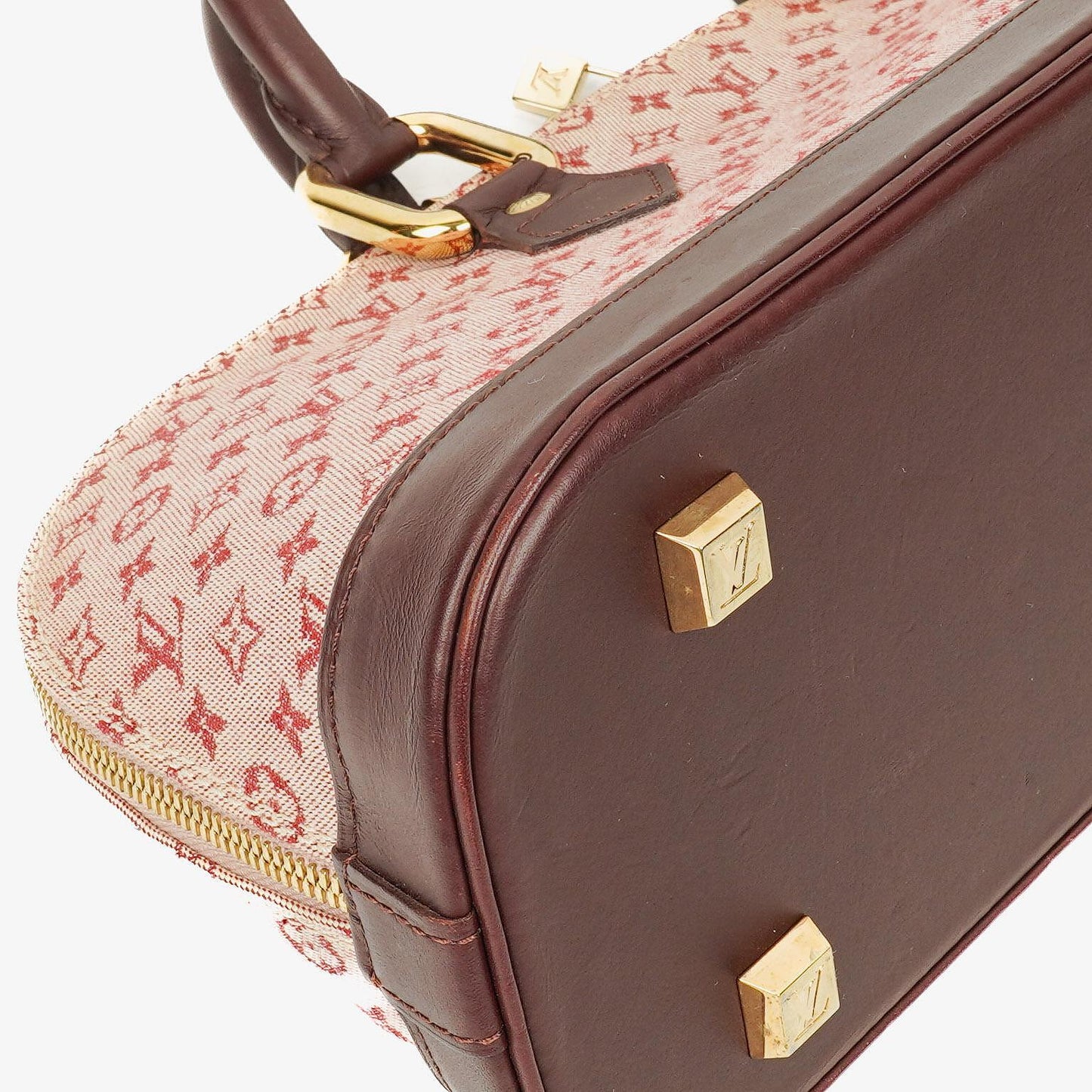 Louis Vuitton Mini Alma Long Handbag Monogram Cherry