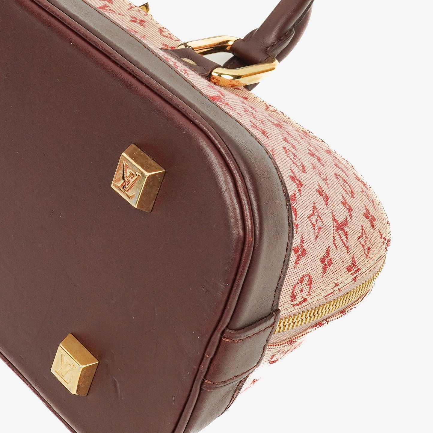 Louis Vuitton Mini Alma Long Handbag Monogram Cherry