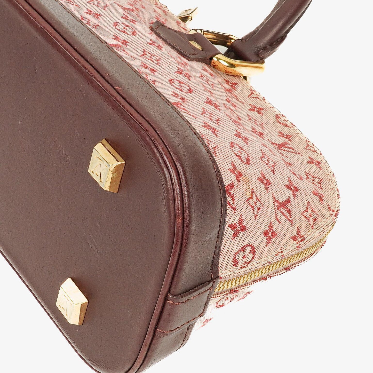 Louis Vuitton Mini Alma Long Handbag Monogram Cherry