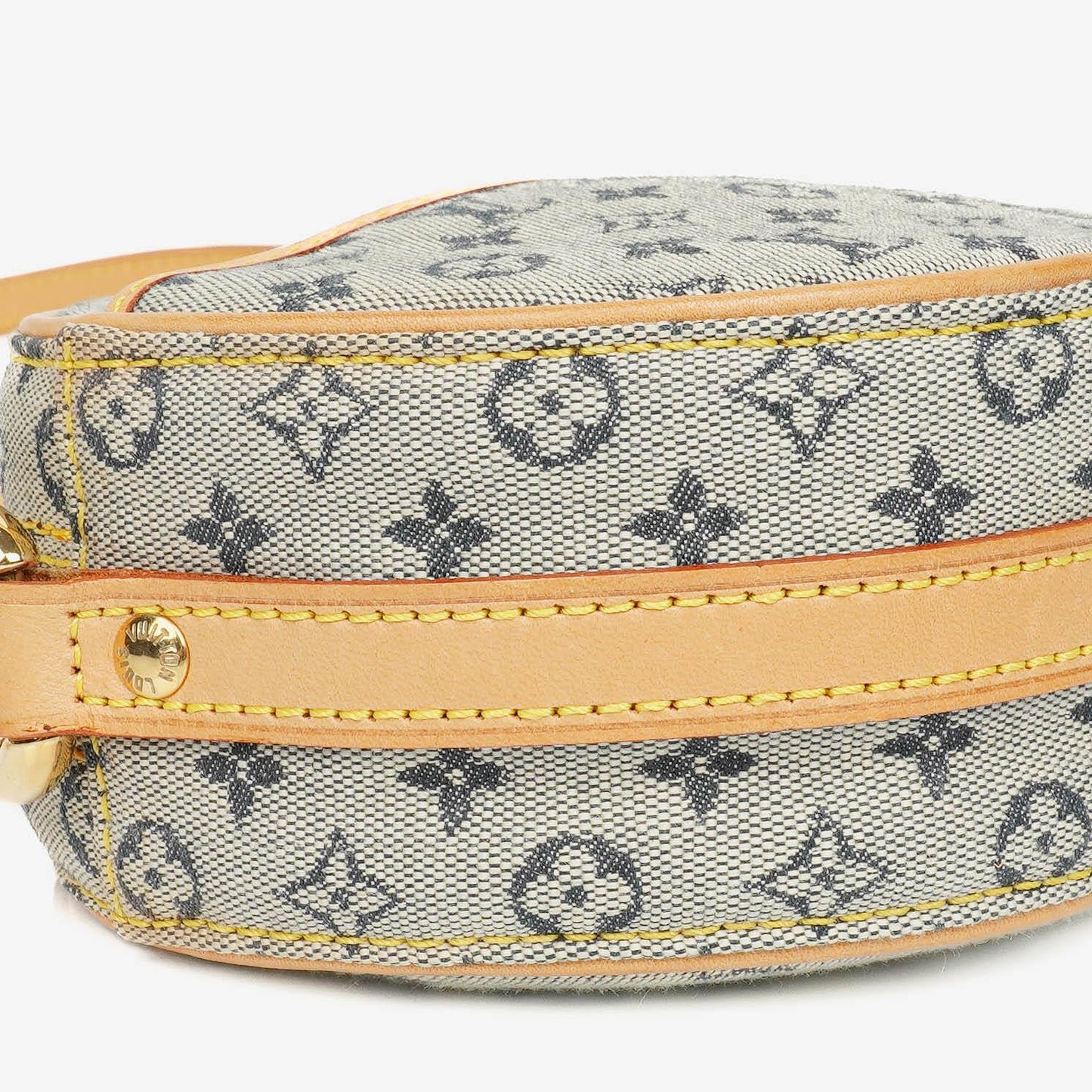 Louis Vuitton Mini Jeanne PM Blue Monogram Mini Lin Shoulder Bag
