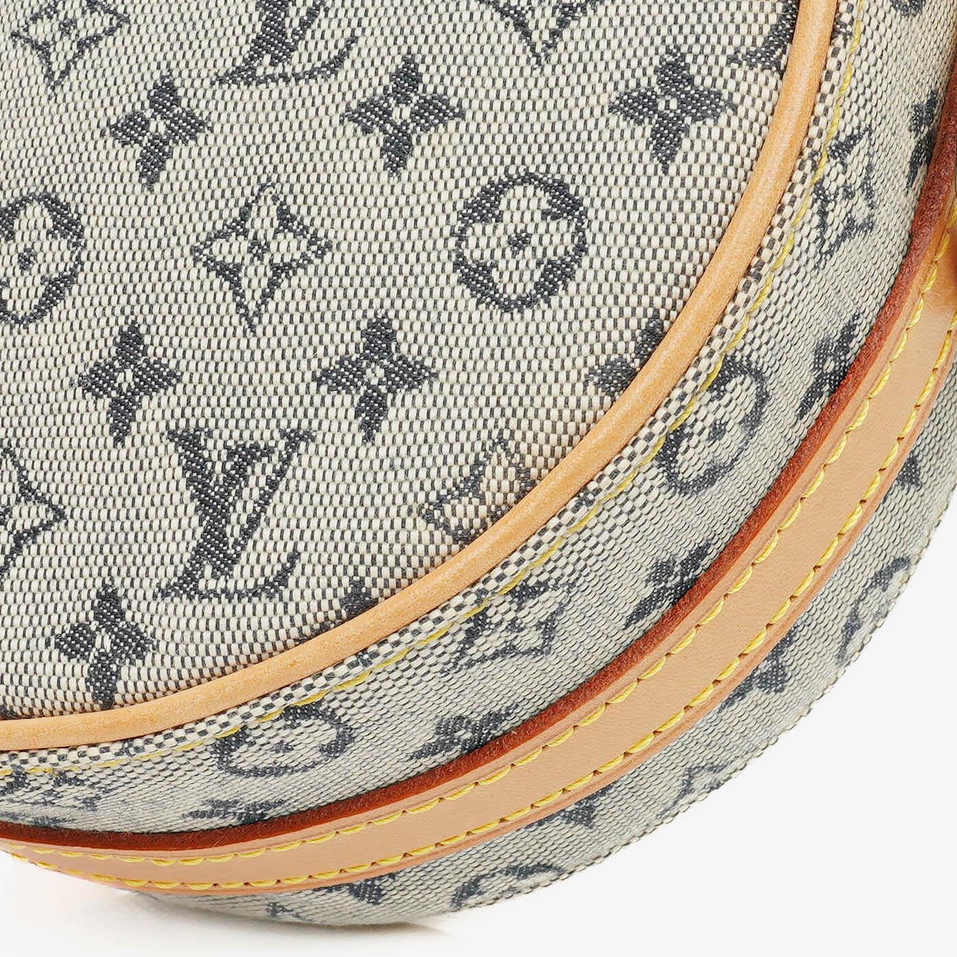 Louis Vuitton Mini Jeanne PM Blue Monogram Mini Lin Shoulder Bag