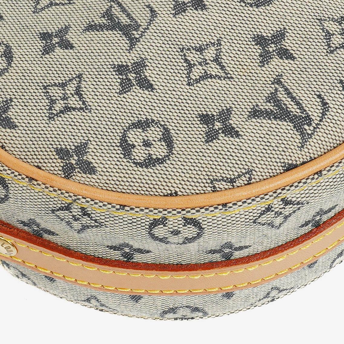 Louis Vuitton Mini Jeanne PM Blue Monogram Mini Lin Shoulder Bag