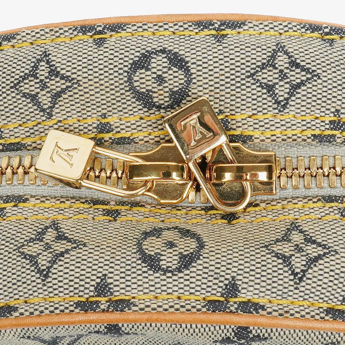 Louis Vuitton Mini Jeanne PM Blue Monogram Mini Lin Shoulder Bag