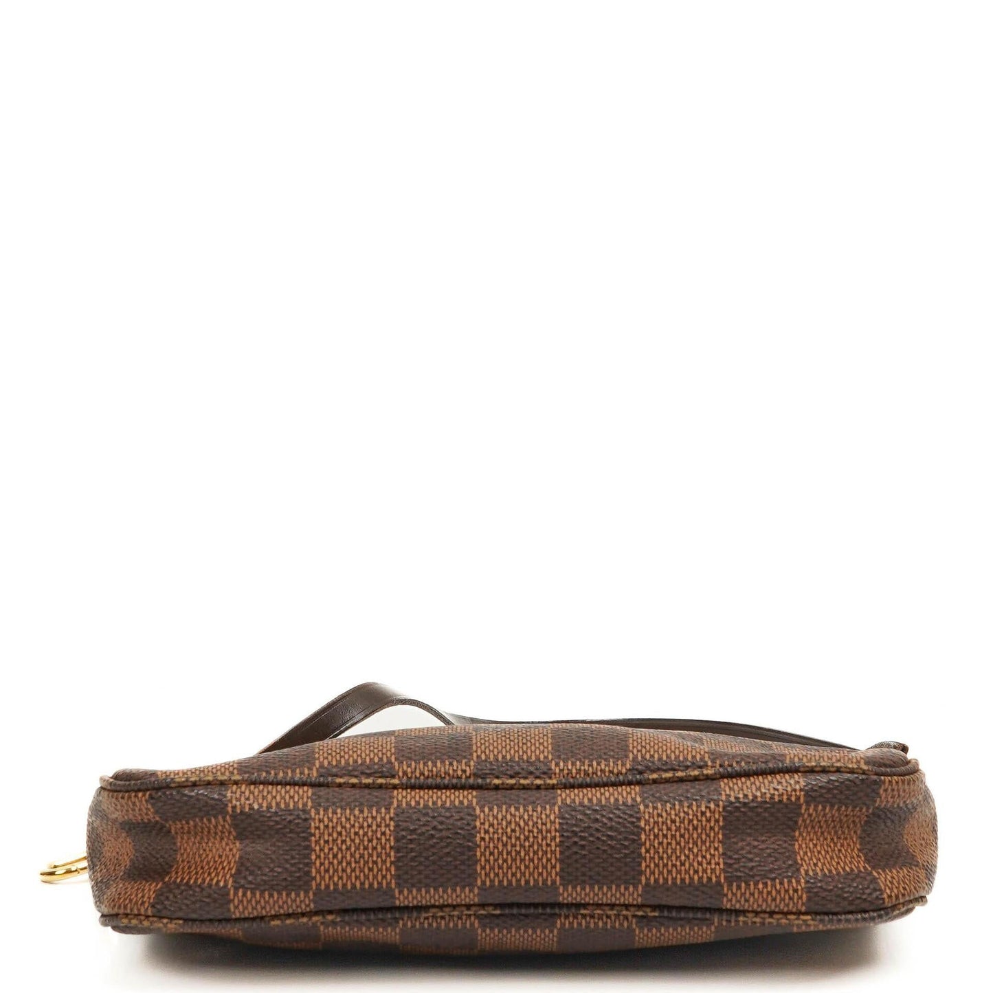 Louis Vuitton Mini Pochette Accessoires Damier Ebene Canvas Clutch Handbag