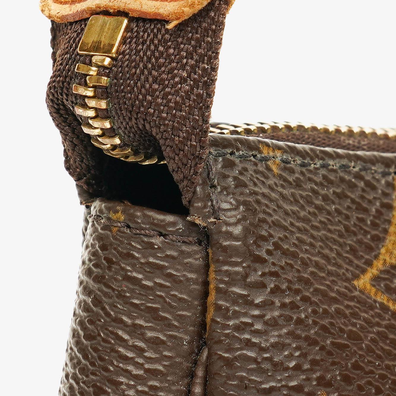 Louis Vuitton Mini Pochette Accessoires Monogram Canvas Clutch Handbag
