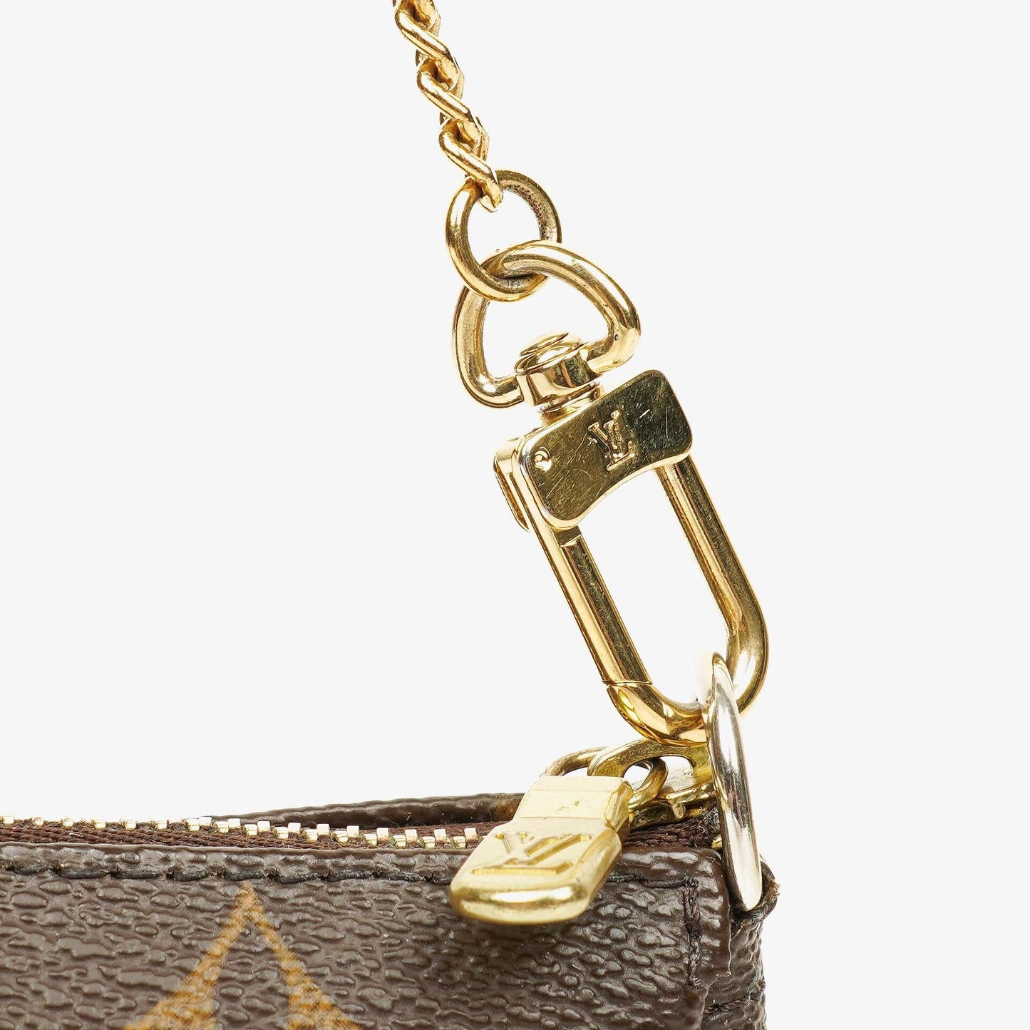 Louis Vuitton Mini Pochette Accessoires Monogram Canvas Clutch Handbag
