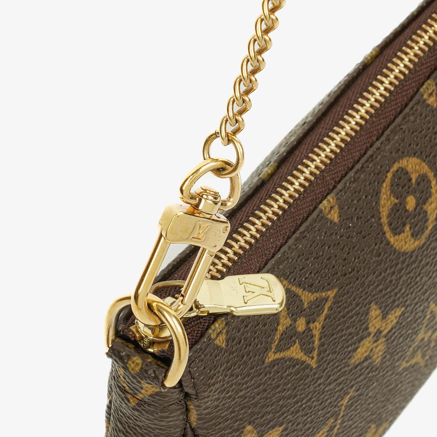 Louis Vuitton Mini Pochette Accessoires Monogram Canvas Clutch Handbag
