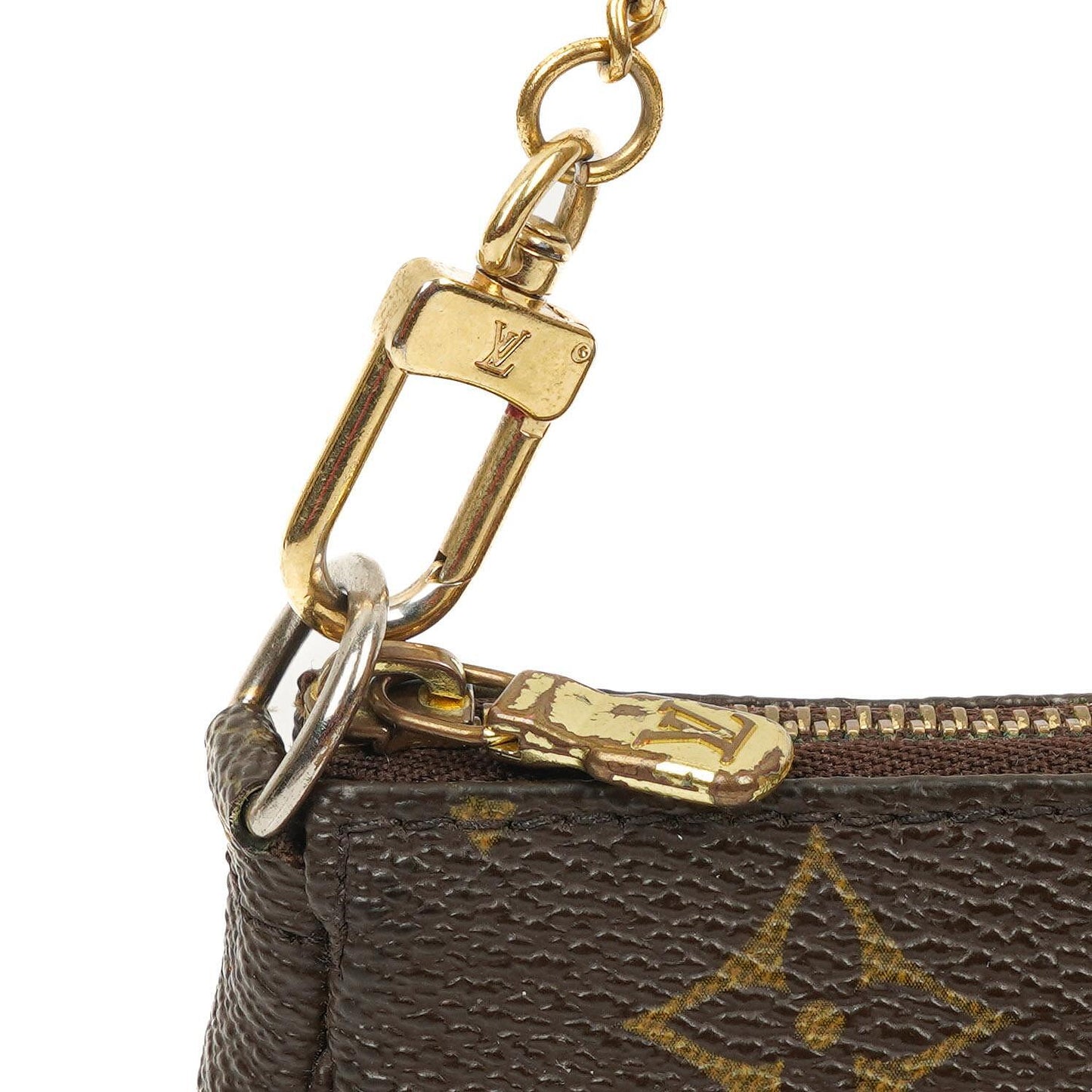 Louis Vuitton Mini Pochette Accessories Monogram Canvas Clutch Bag, 2007