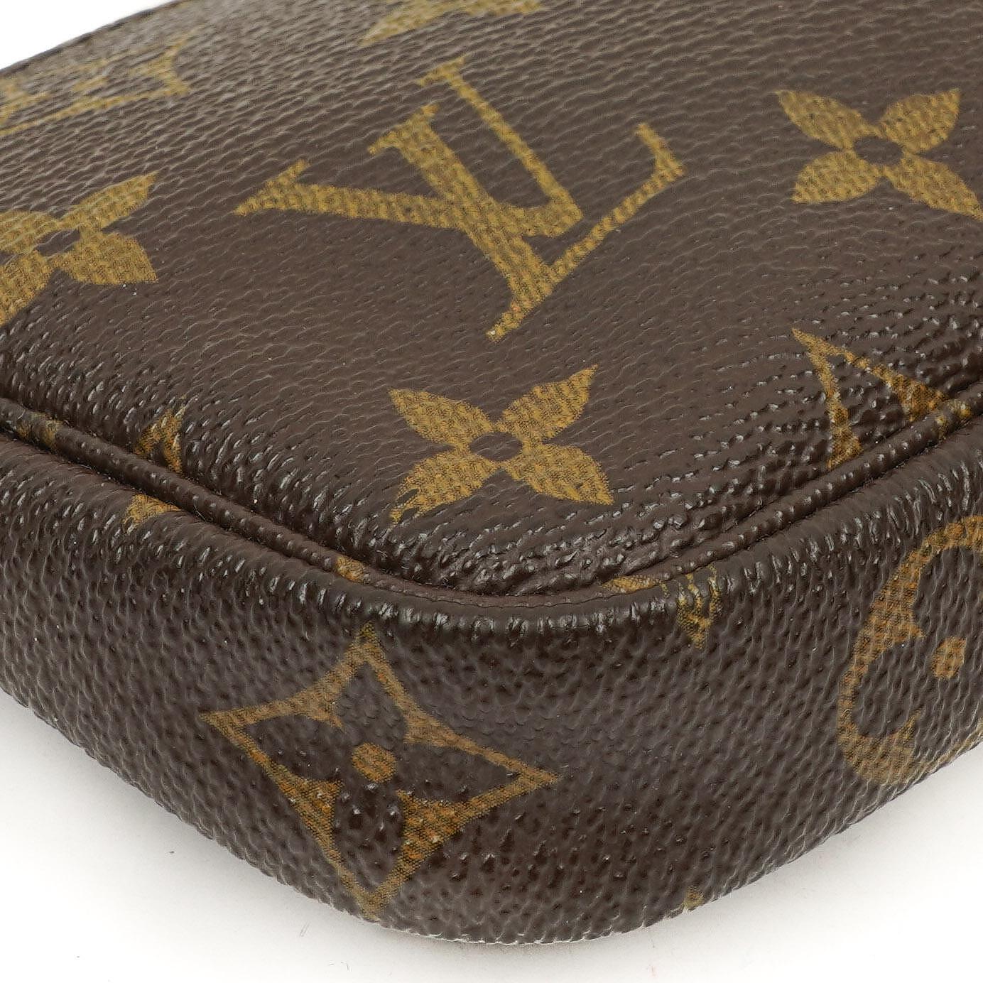 Louis Vuitton Mini Pochette Accessories Monogram Canvas Clutch Bag, 2007