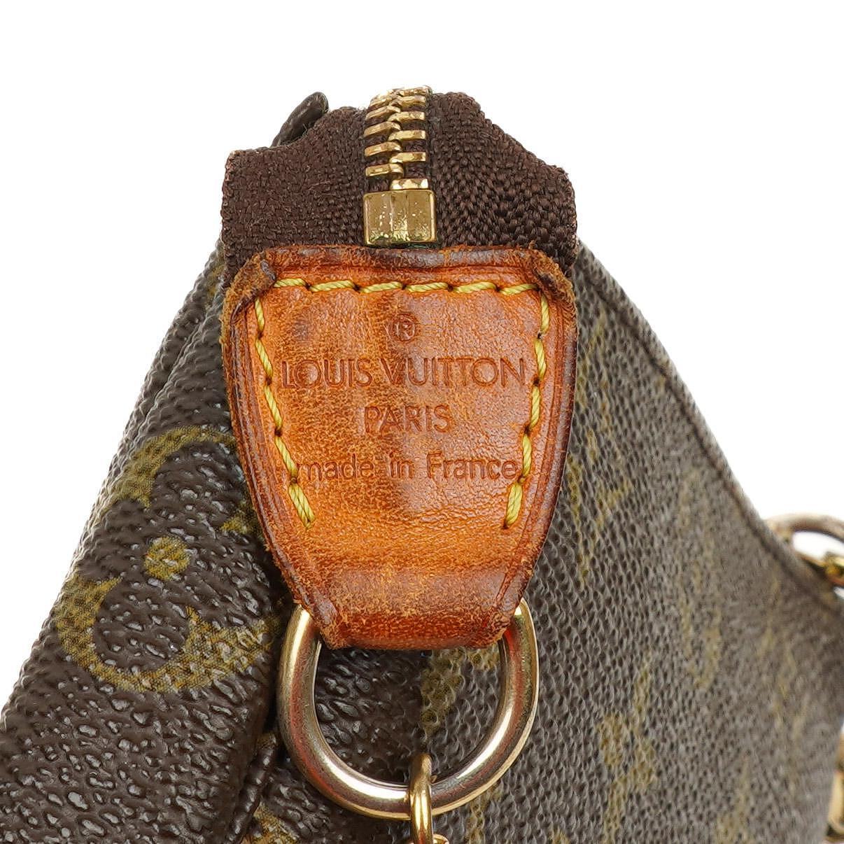 Louis Vuitton Mini Pochette Accessories Monogram Canvas Clutch Bag, 2007