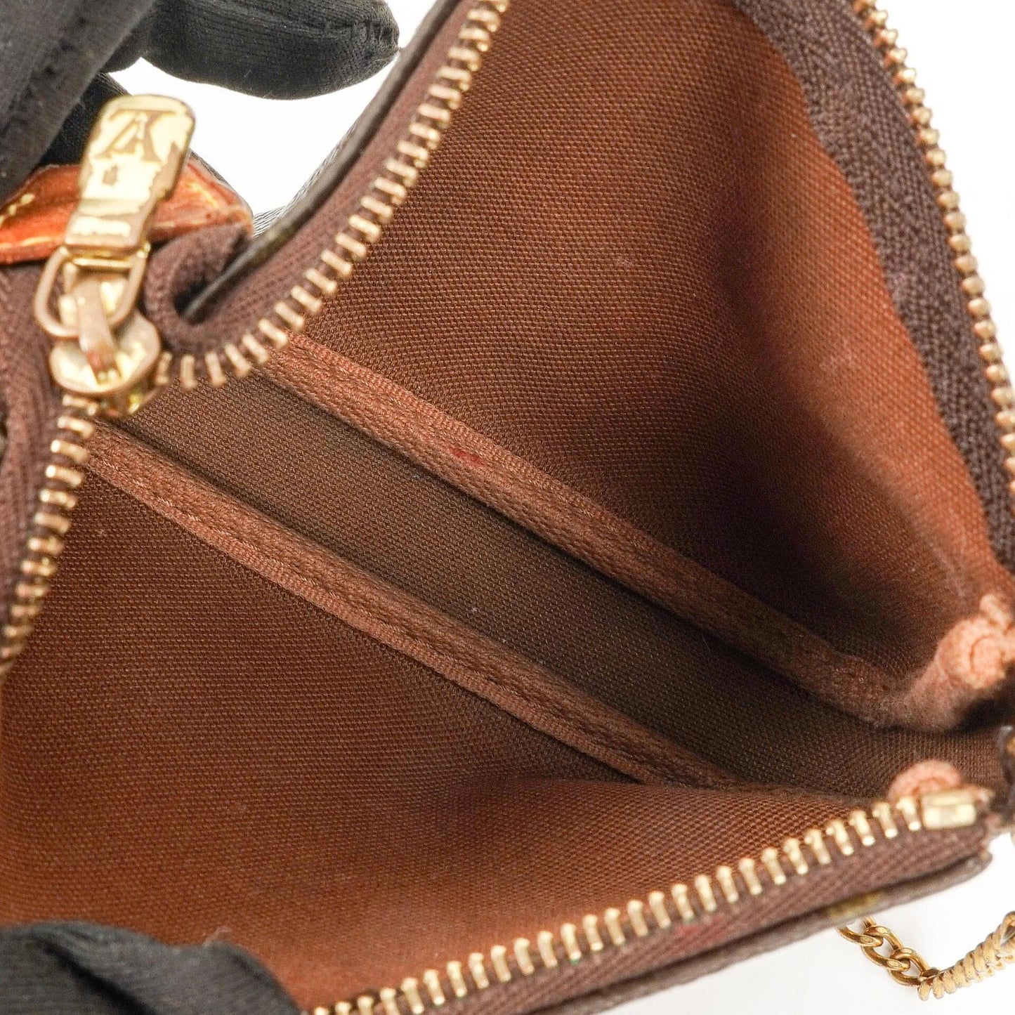 Louis Vuitton Mini Pochette Accessories Monogram Canvas Clutch Bag, 2007