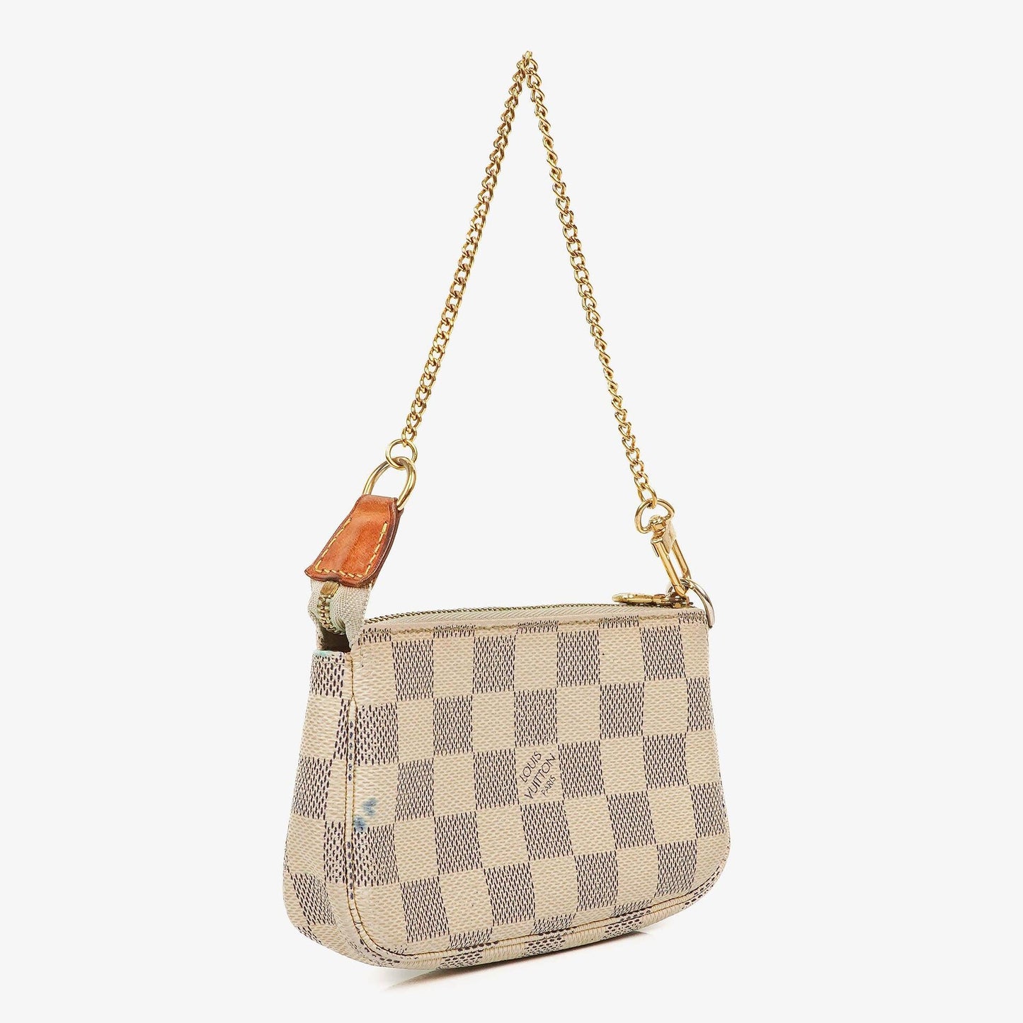 Louis Vuitton Mini Pochette Damier Azur Canvas