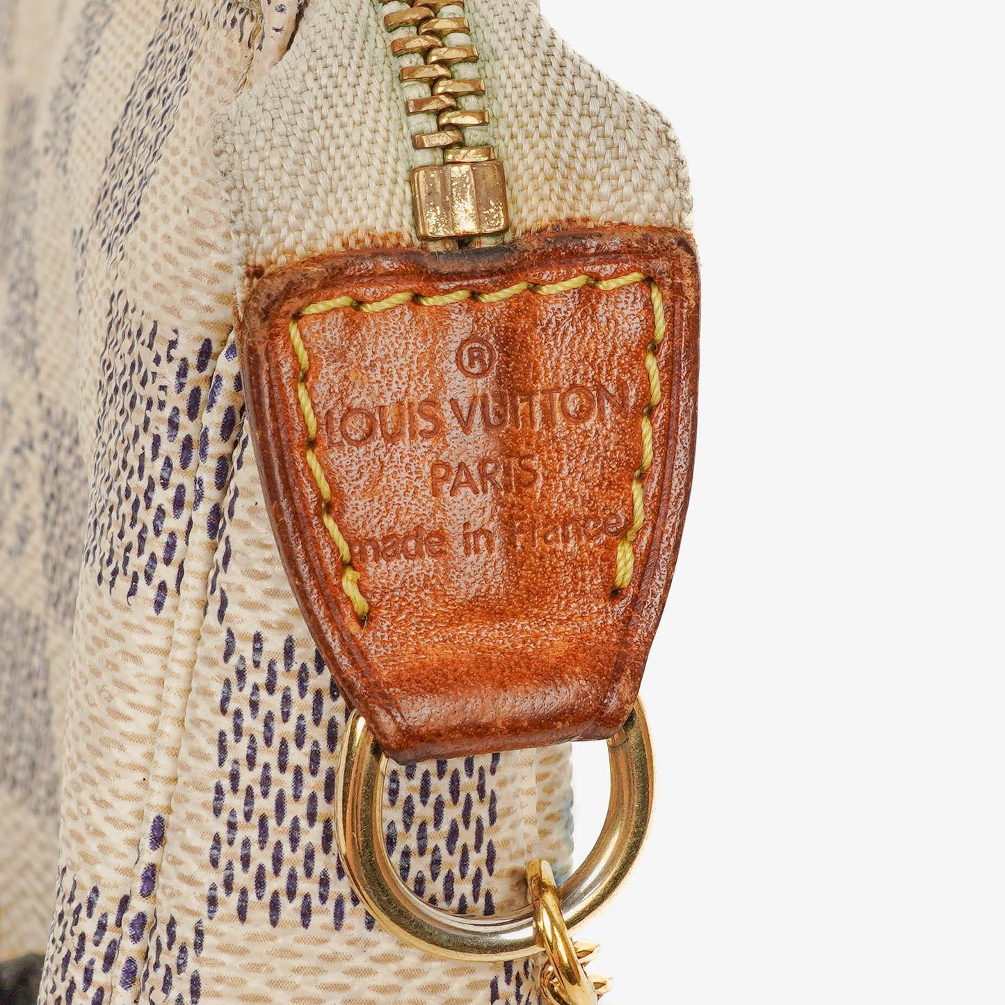 Louis Vuitton Mini Pochette Damier Azur Canvas