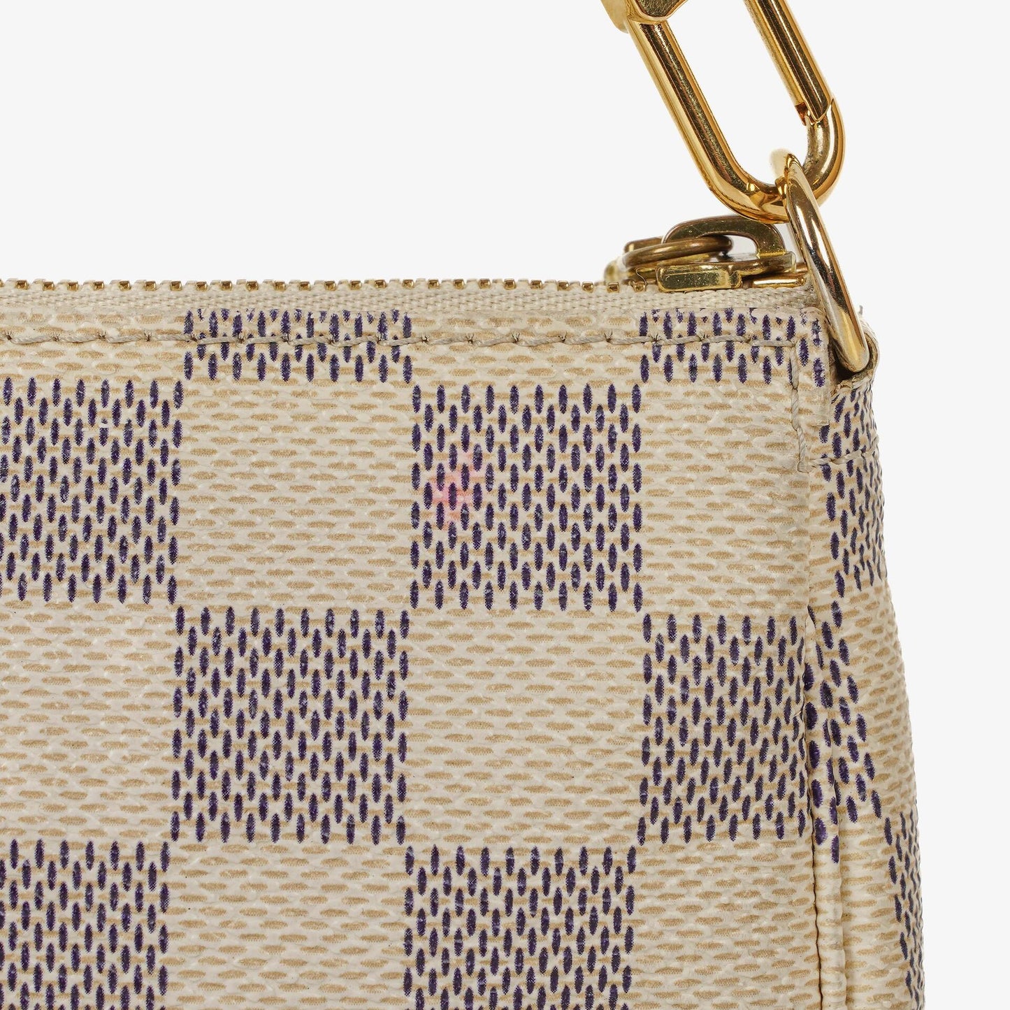 Louis Vuitton Mini Pochette Damier Azur Canvas