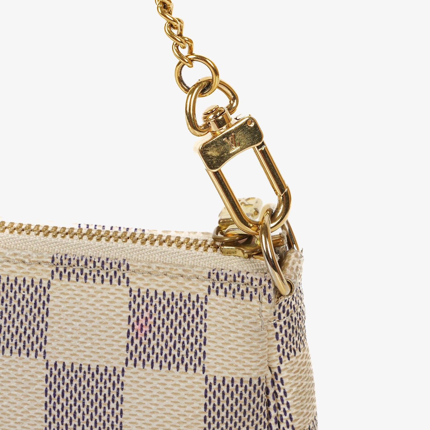 Louis Vuitton Mini Pochette Damier Azur Canvas