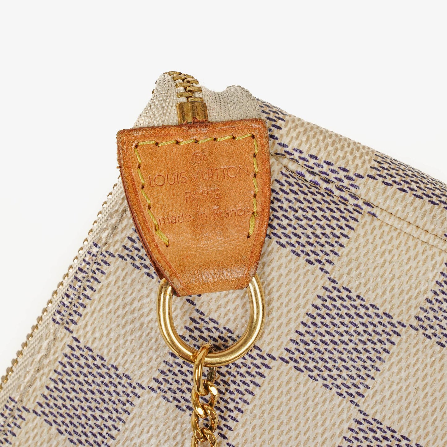 Louis Vuitton Mini Pochette Damier Azur Canvas