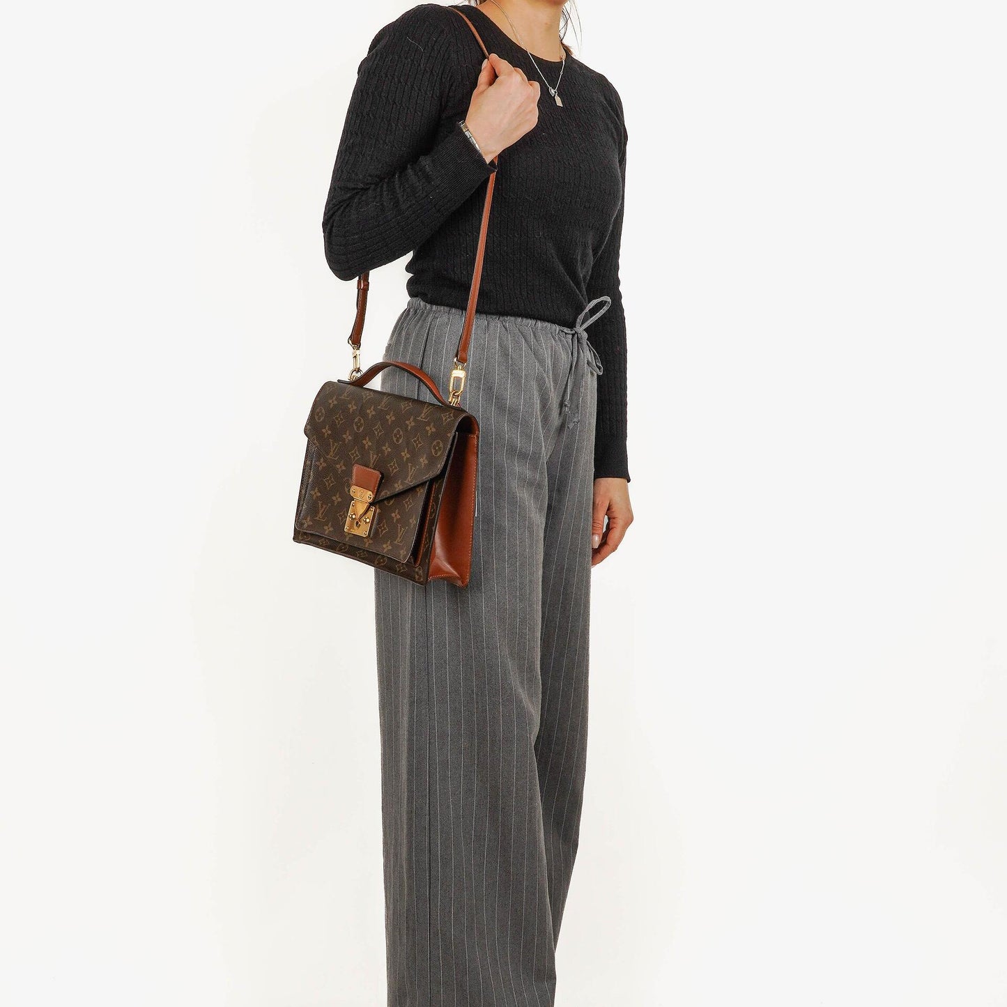 Louis Vuitton Monceau 28 Monogram Canvas Bag