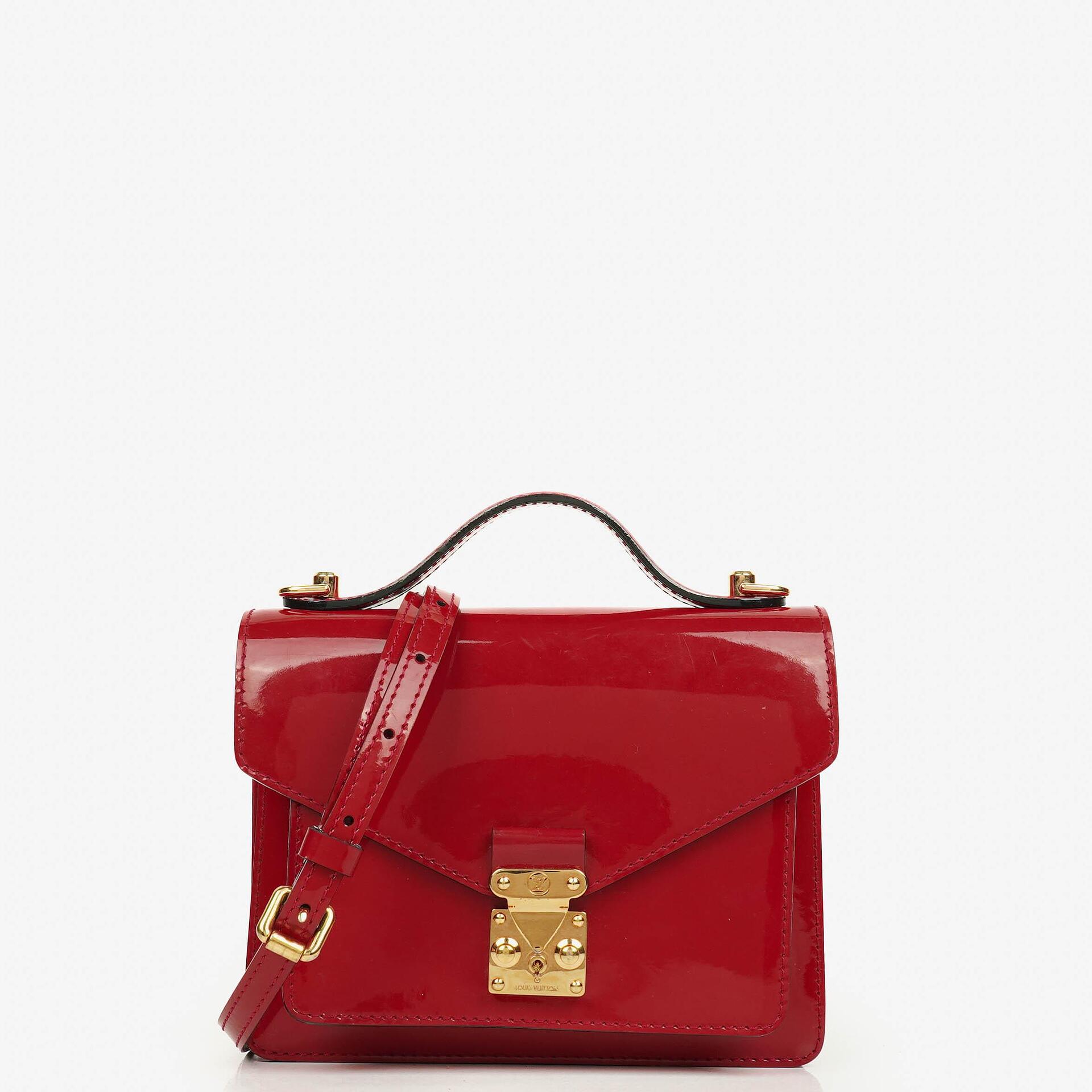 Louis Vuitton Monceau BB Vernis Handbag