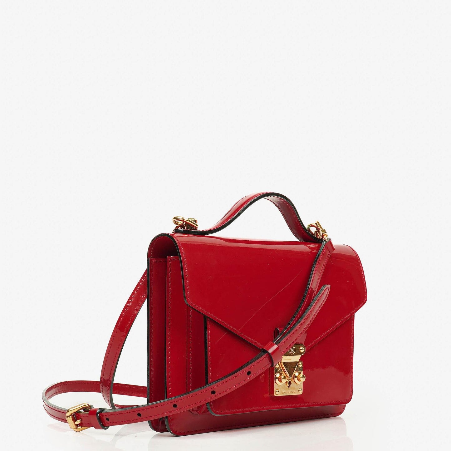 Louis Vuitton Monceau BB Vernis Handbag