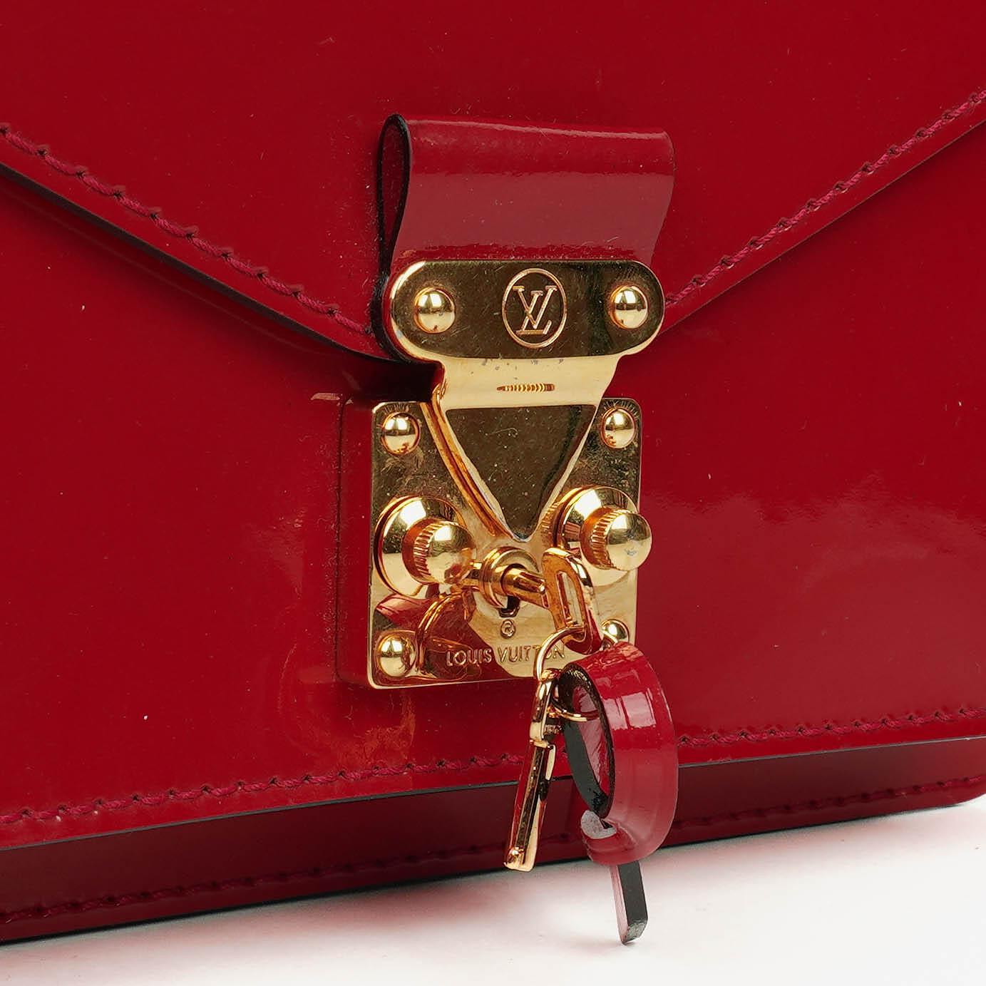 Louis Vuitton Monceau BB Vernis Handbag