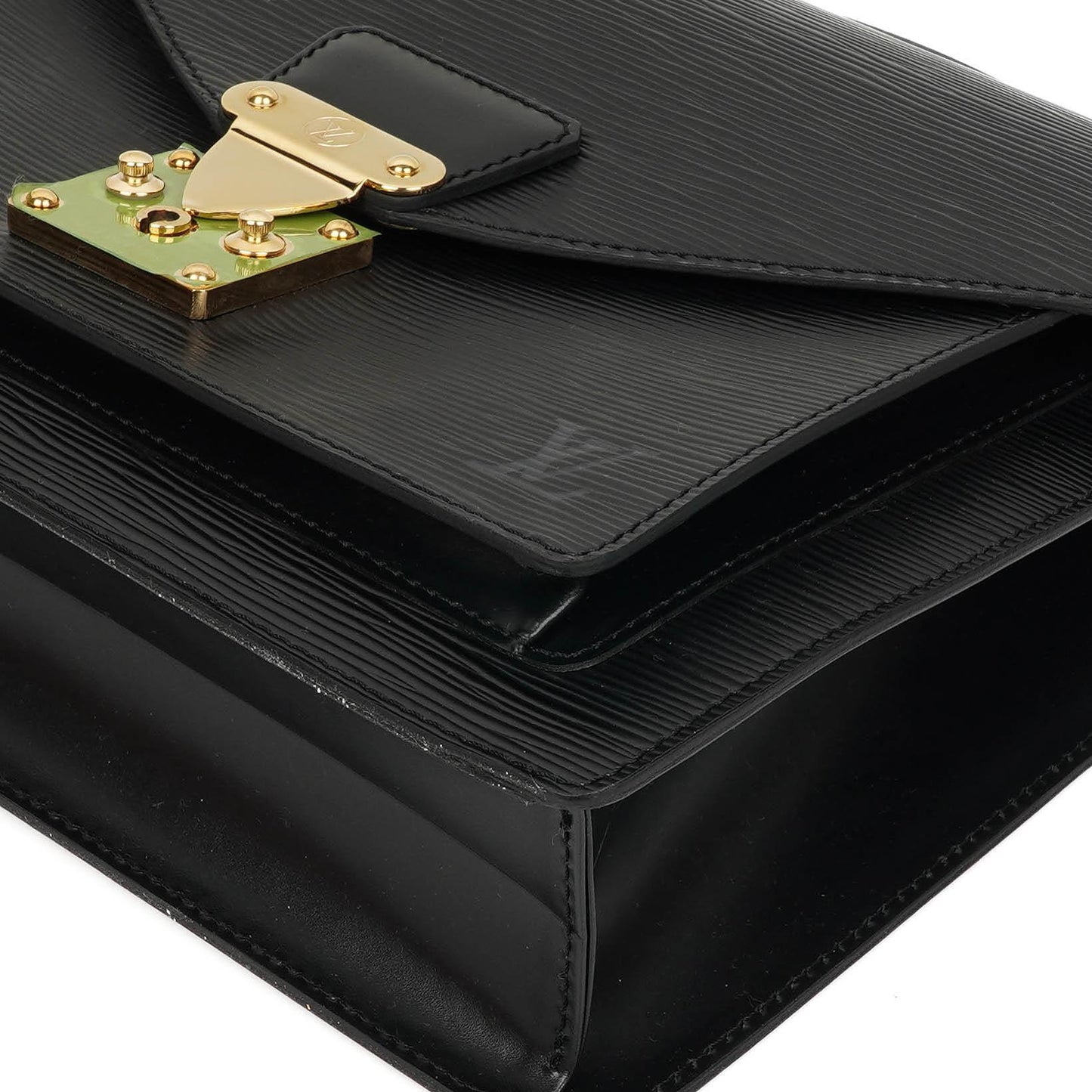 Louis Vuitton Monceau Black EPI Leather Handbag