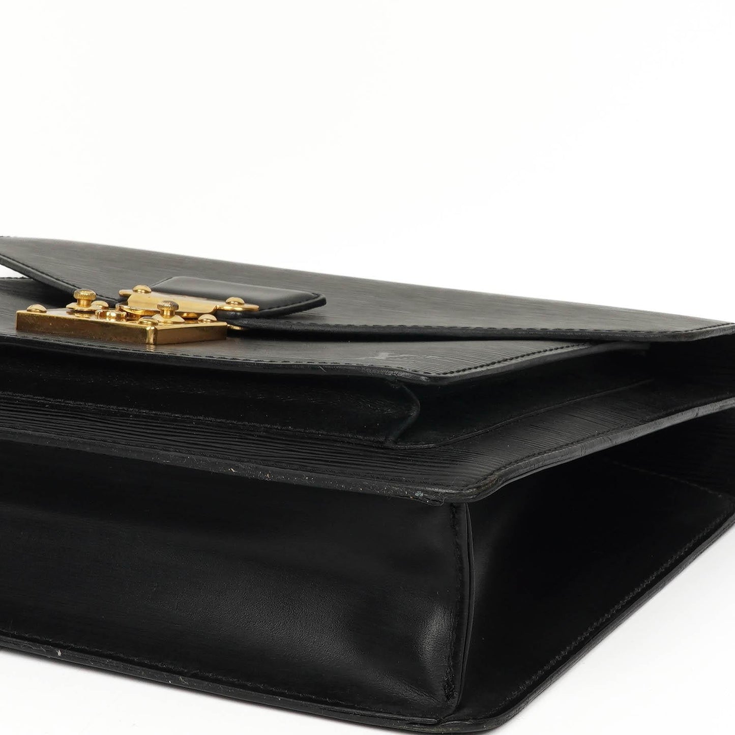 Louis Vuitton Monceau Black EPI Leather Handbag