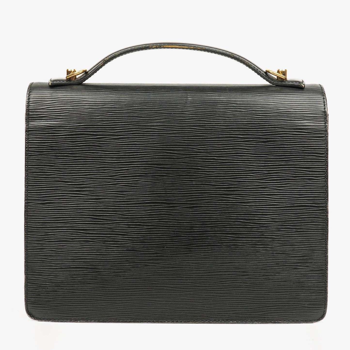 Louis Vuitton Monceau Black EPI Leather Handbag