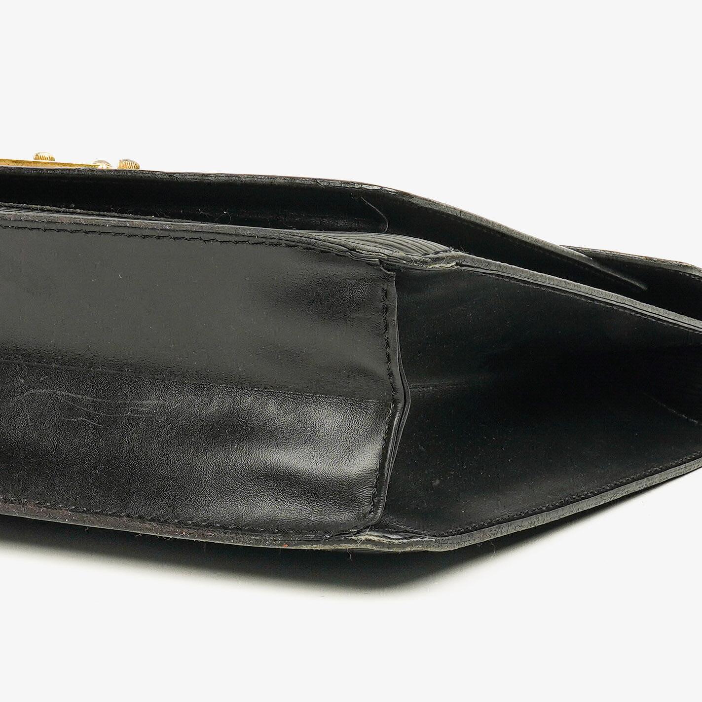 Louis Vuitton Monceau Black EPI Leather Handbag