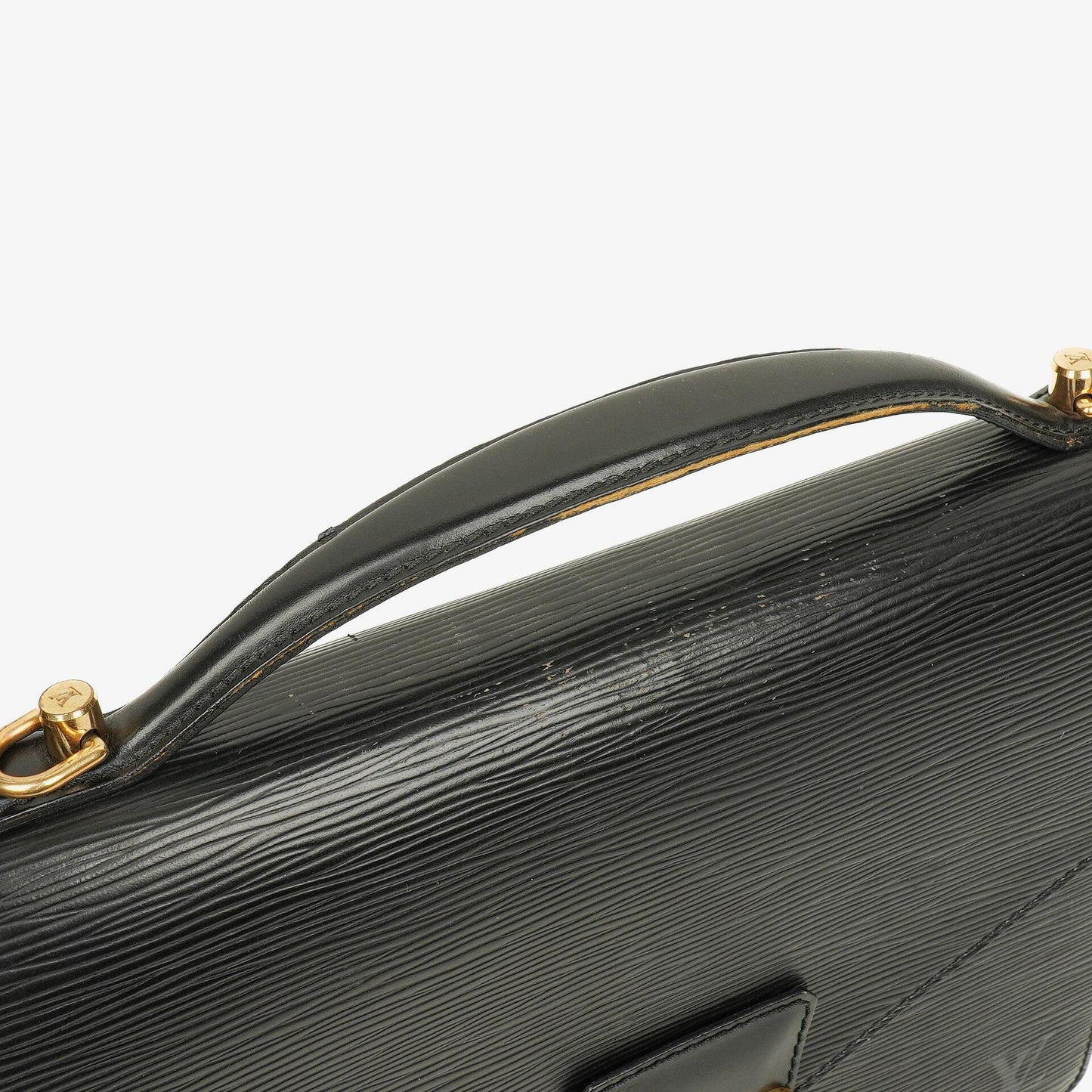 Louis Vuitton Monceau Black EPI Leather Handbag