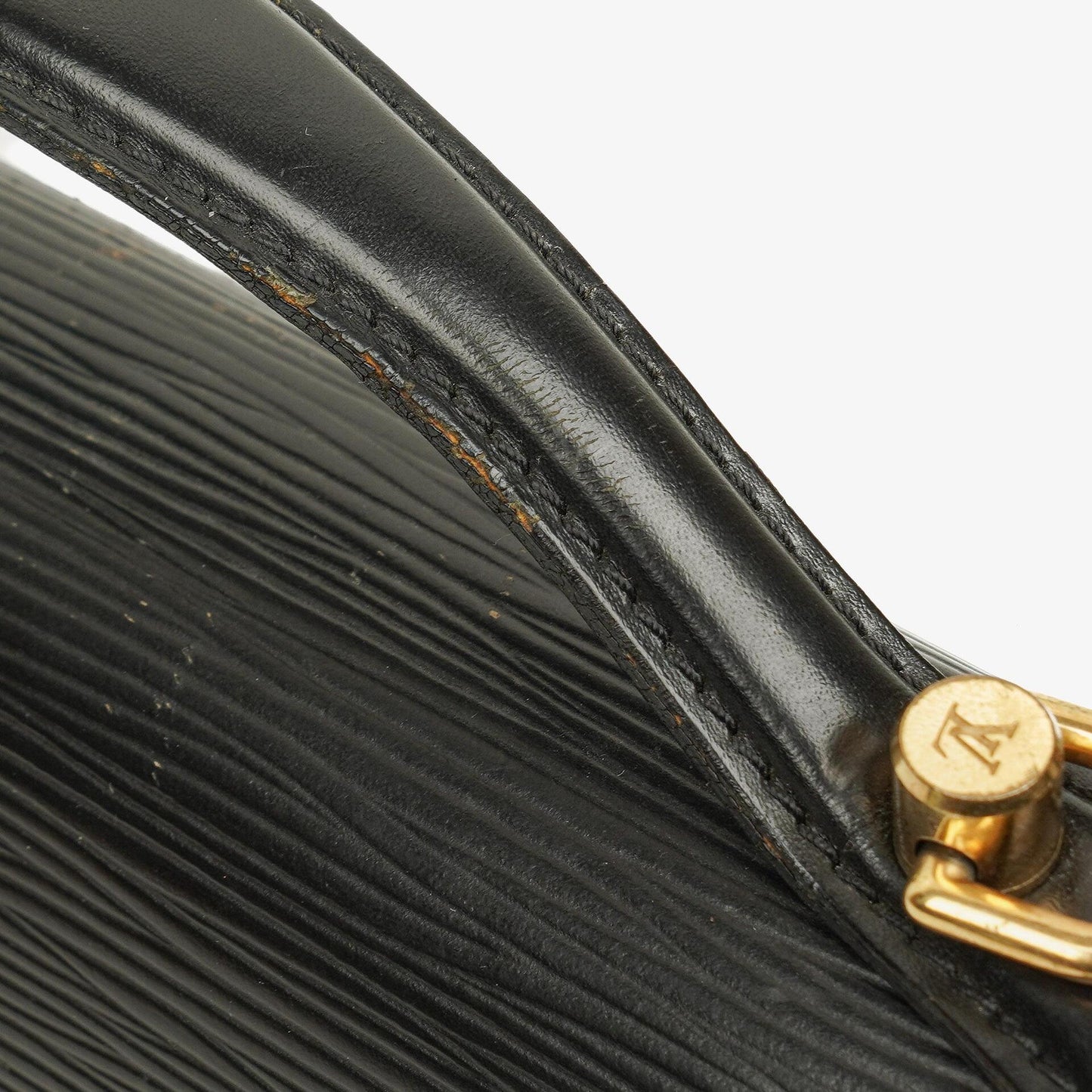 Louis Vuitton Monceau Black EPI Leather Handbag
