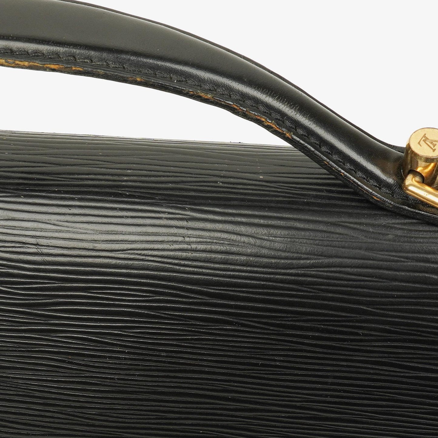 Louis Vuitton Monceau Black EPI Leather Handbag