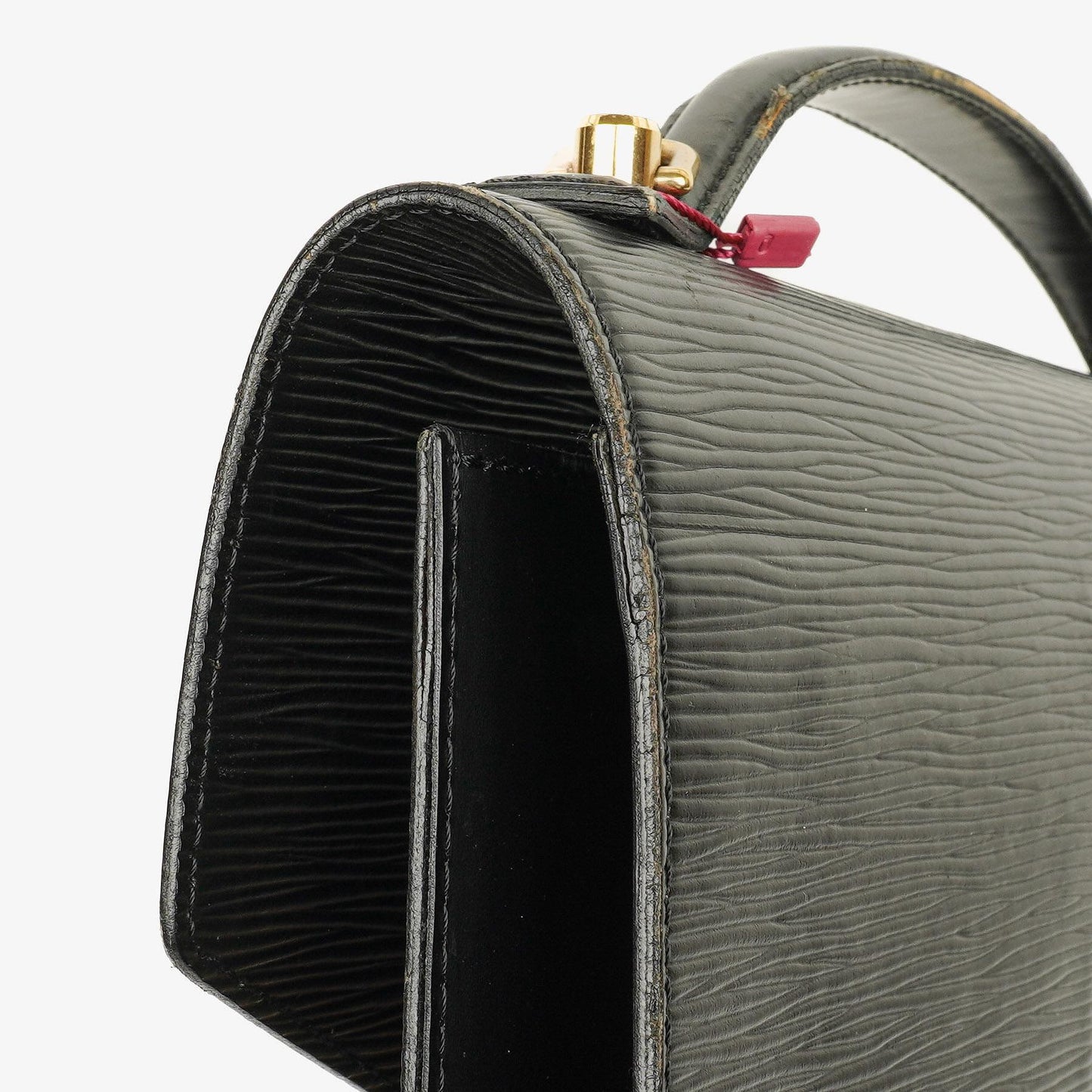 Louis Vuitton Monceau Black EPI Leather Handbag