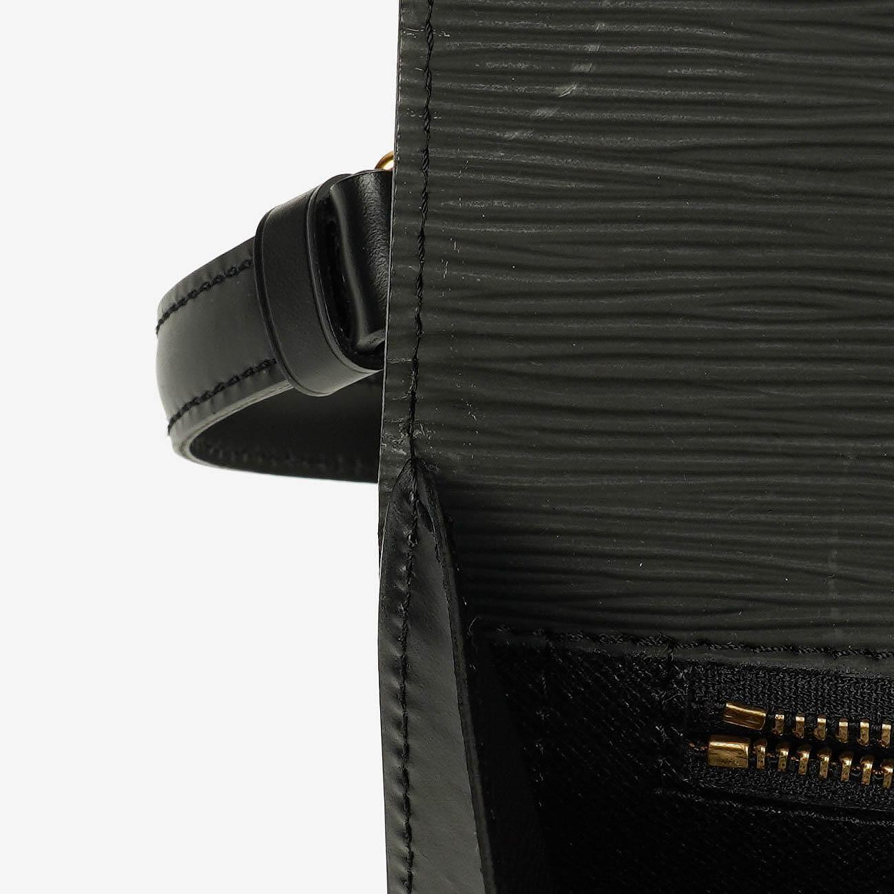 Louis Vuitton Monceau Black EPI Leather Handbag