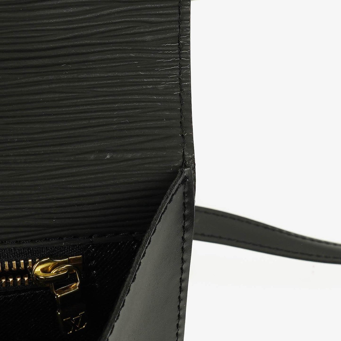 Louis Vuitton Monceau Black EPI Leather Handbag