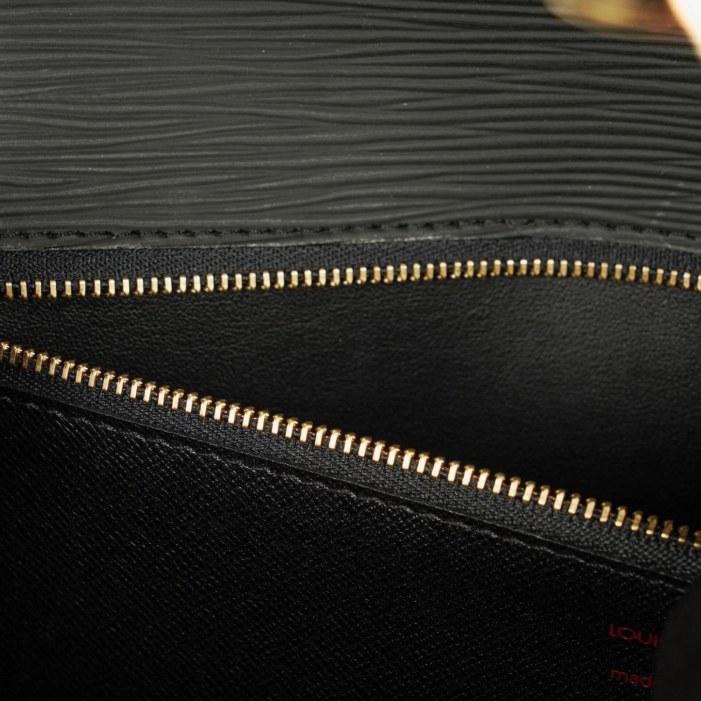 Louis Vuitton Monceau Black EPI Leather Handbag
