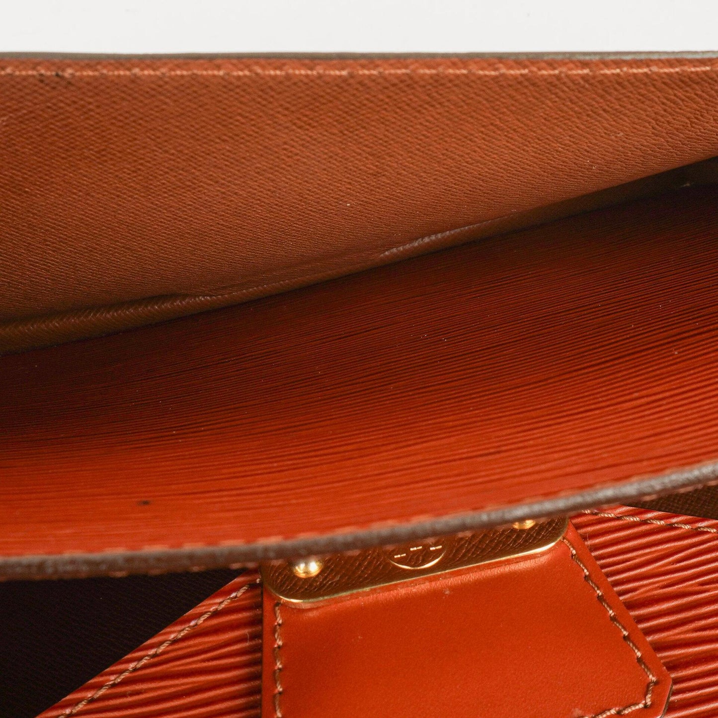 Louis Vuitton Monceau Brown EPI Leather Handbag