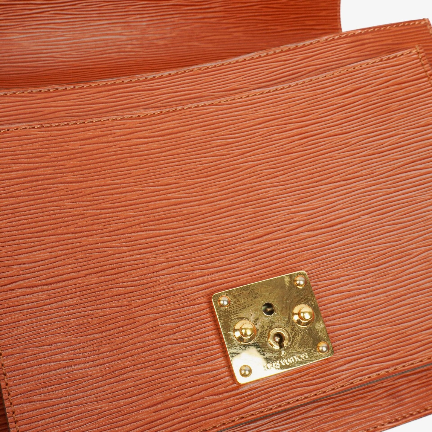 Louis Vuitton Monceau Brown EPI Leather Handbag