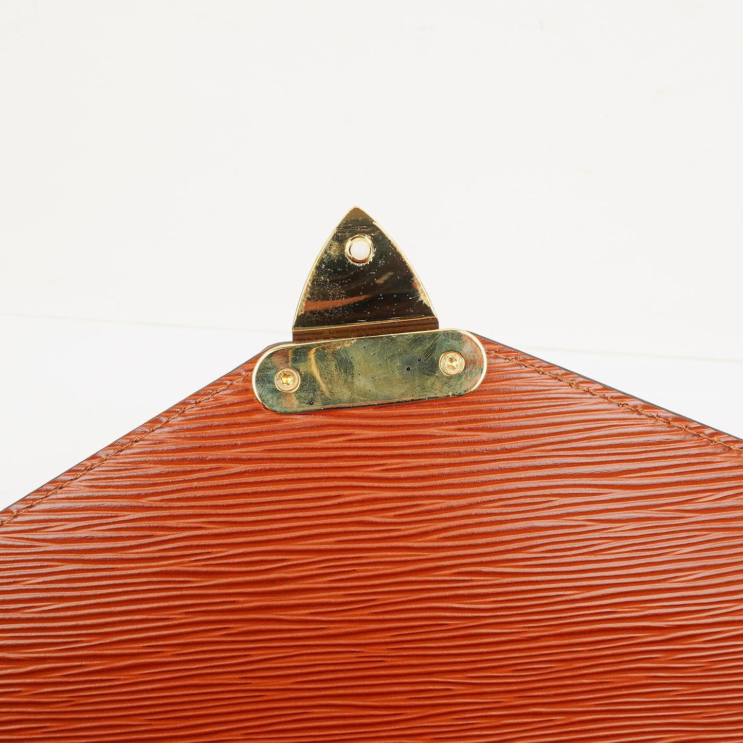 Louis Vuitton Monceau Brown EPI Leather Handbag