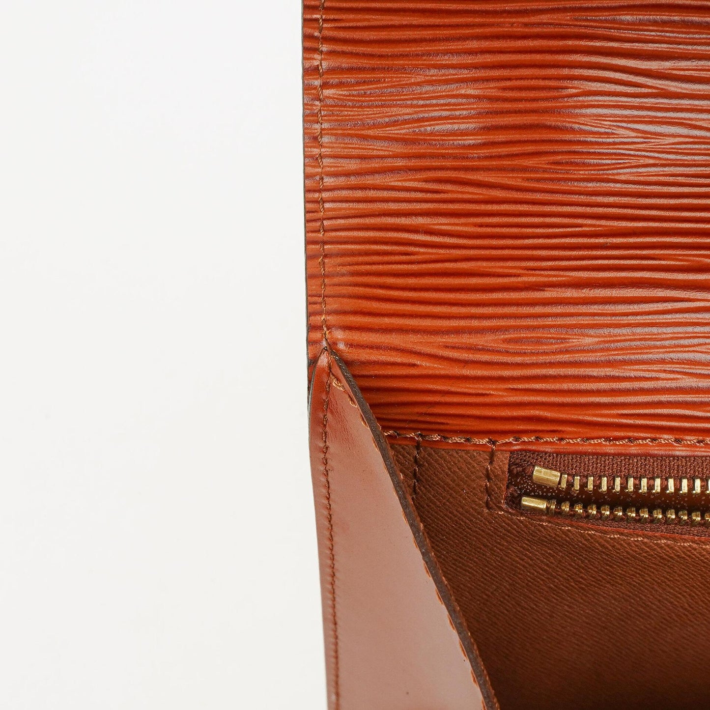 Louis Vuitton Monceau Brown EPI Leather Handbag