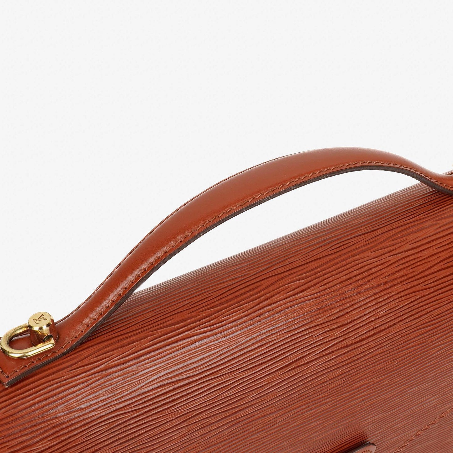Louis Vuitton Monceau Brown EPI Leather Handbag