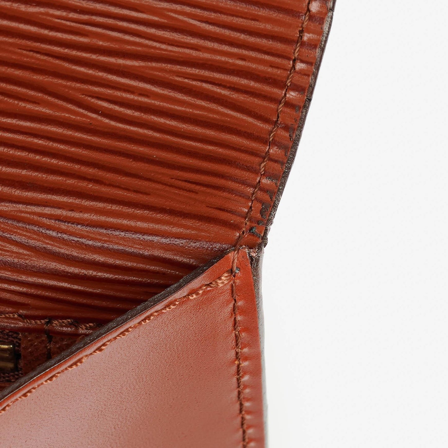 Louis Vuitton Monceau Brown EPI Leather Handbag
