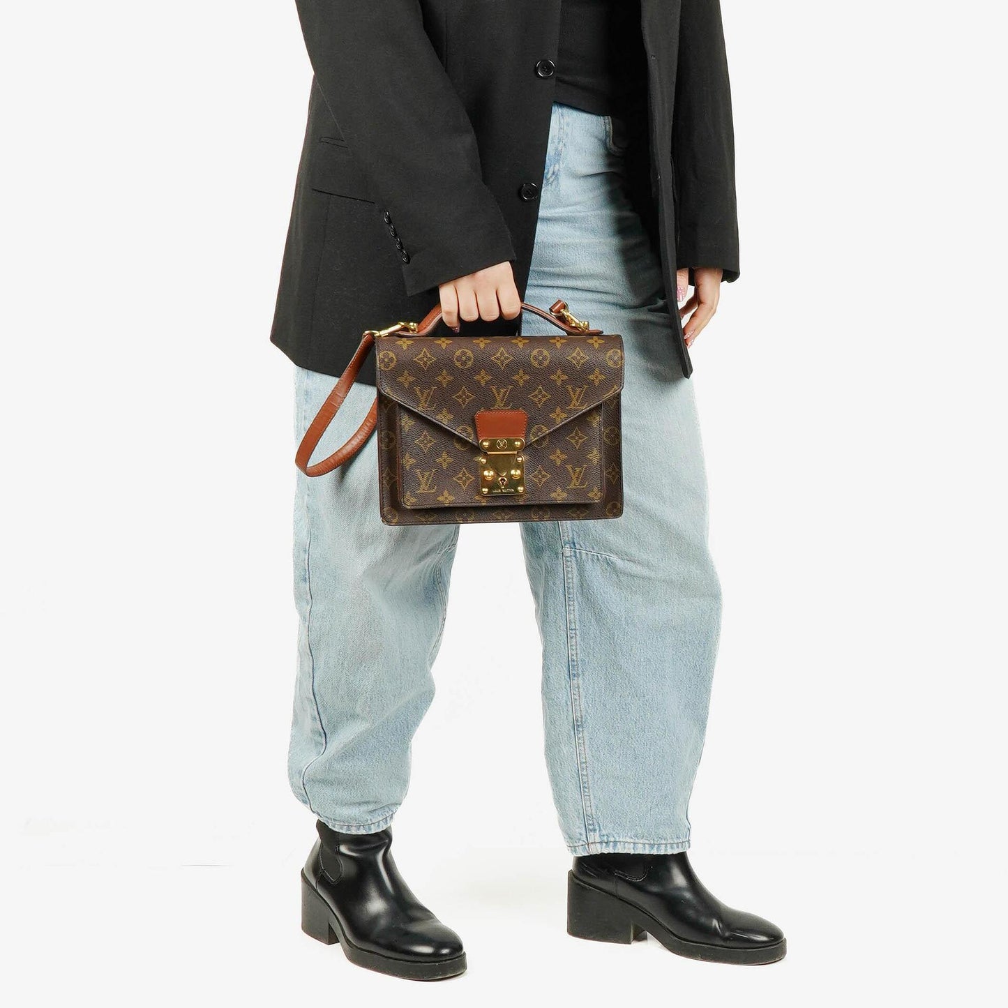 Louis Vuitton Monceau Monogram Canvas Handbag