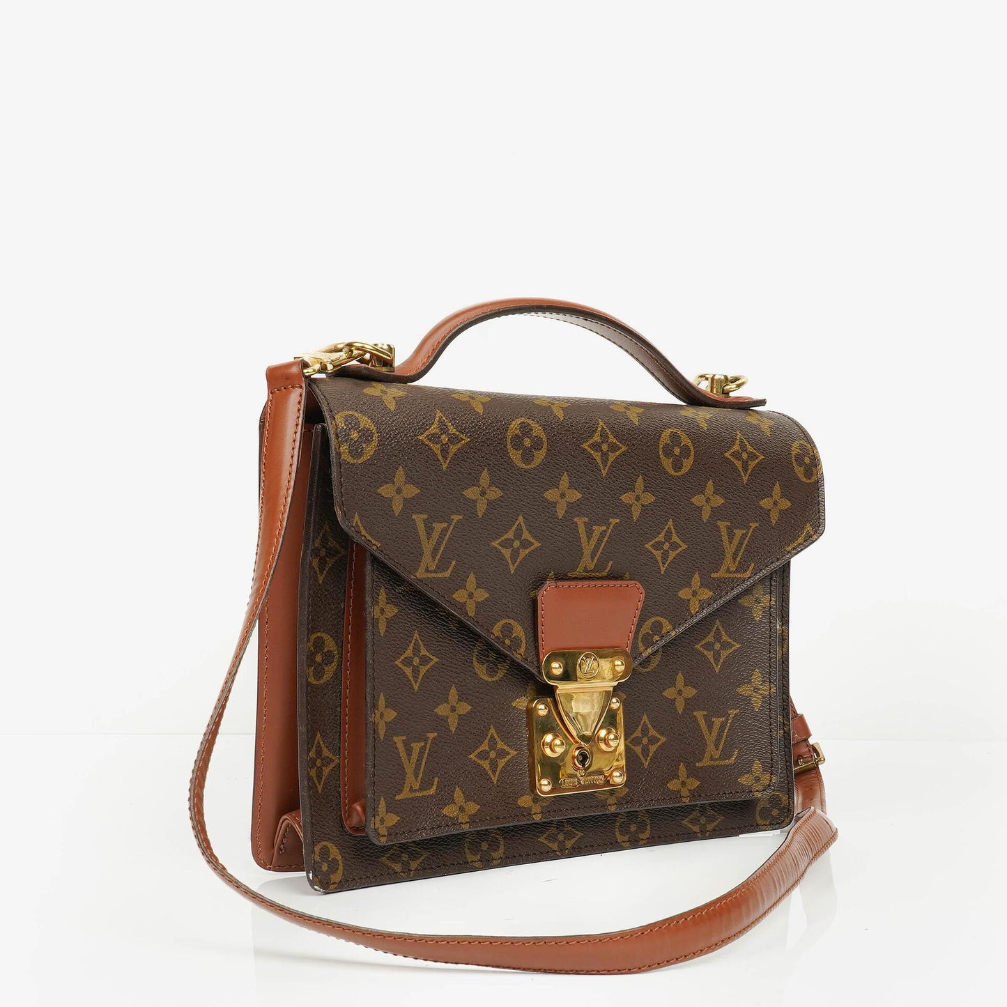 Louis Vuitton Monceau Monogram Canvas Handbag
