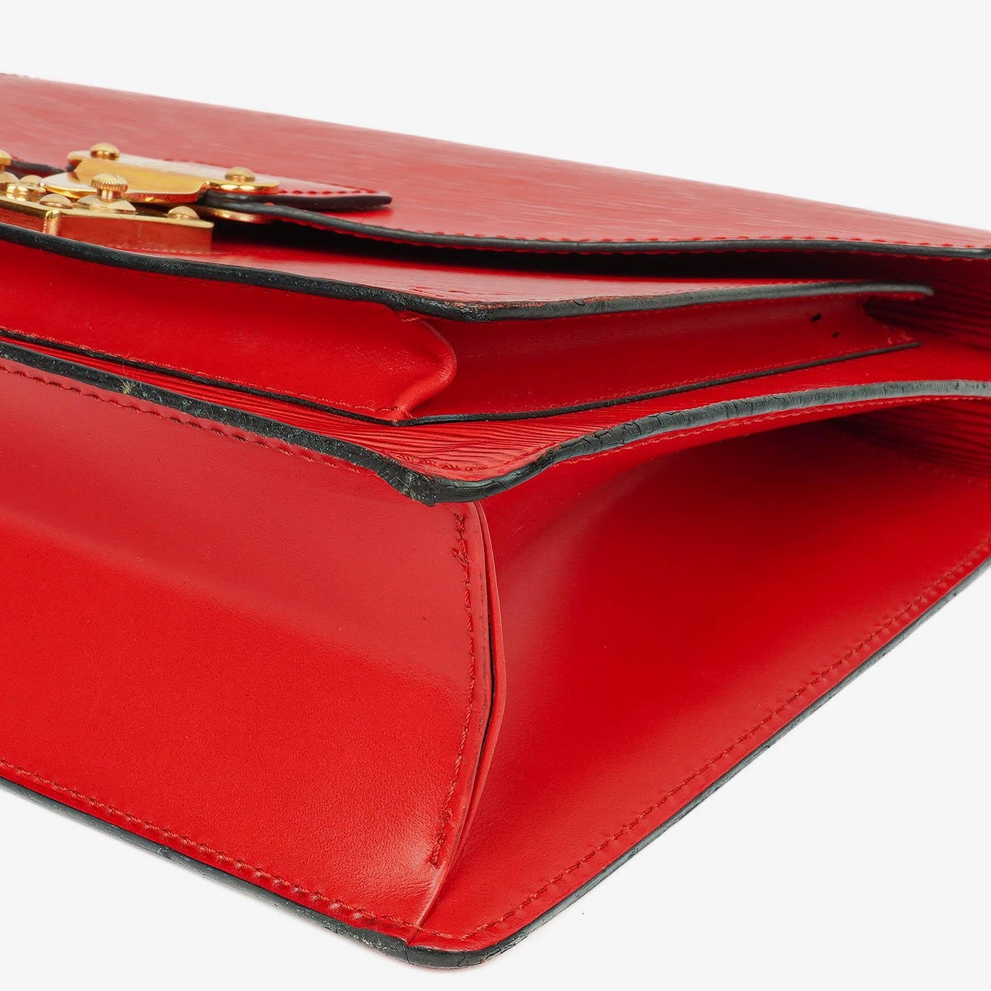 Louis Vuitton Monceau Red EPI Leather Handbag