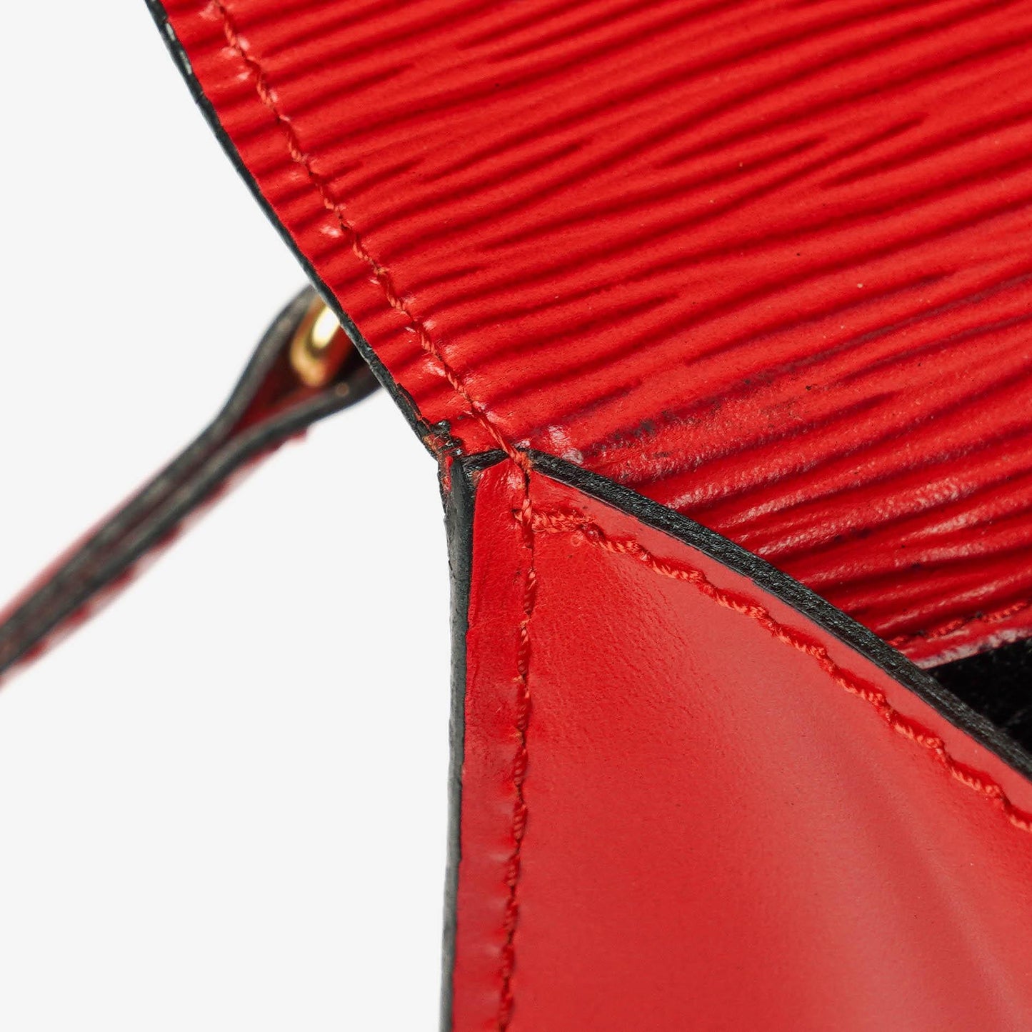 Louis Vuitton Monceau Red EPI Leather Handbag