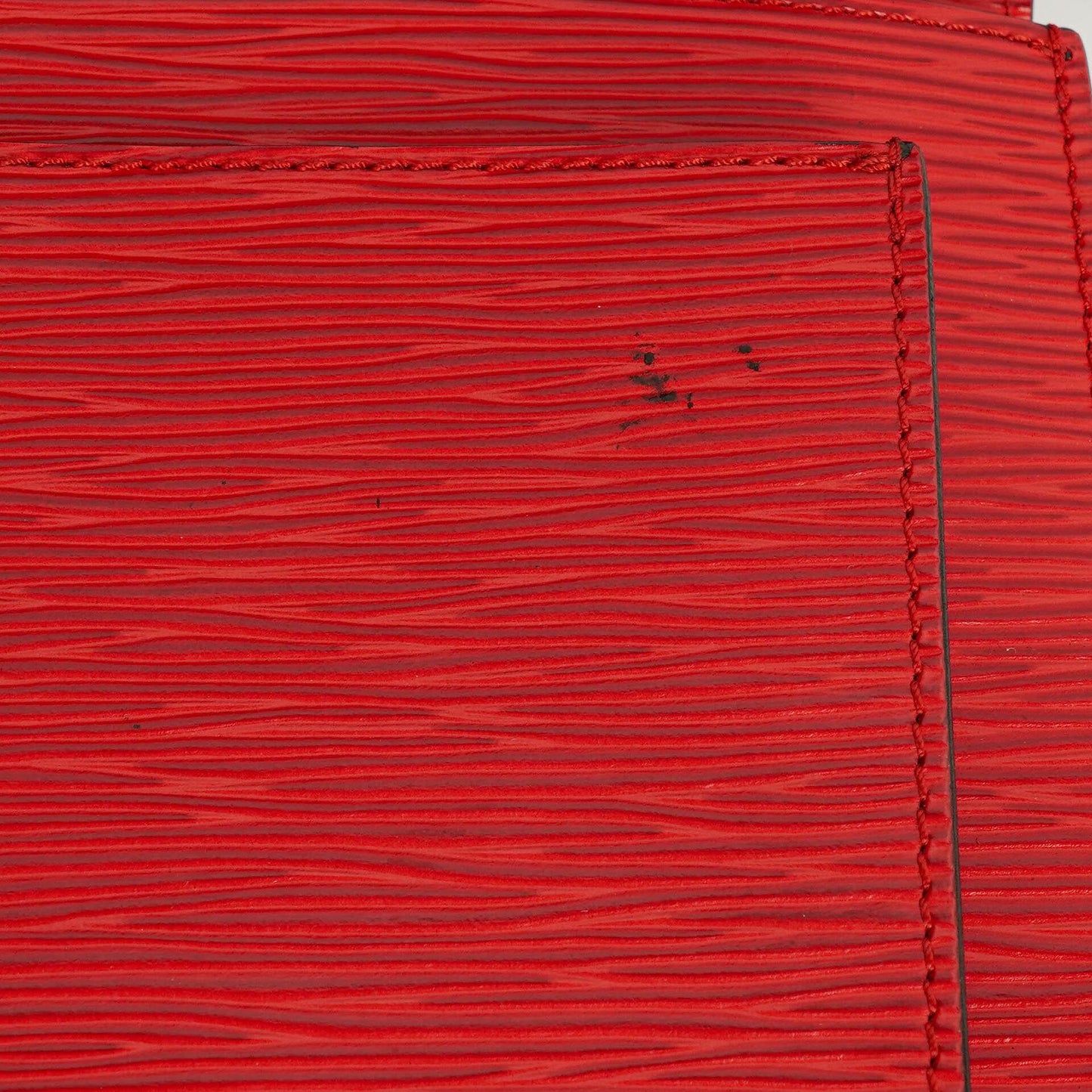 Louis Vuitton Monceau Red EPI Leather Handbag