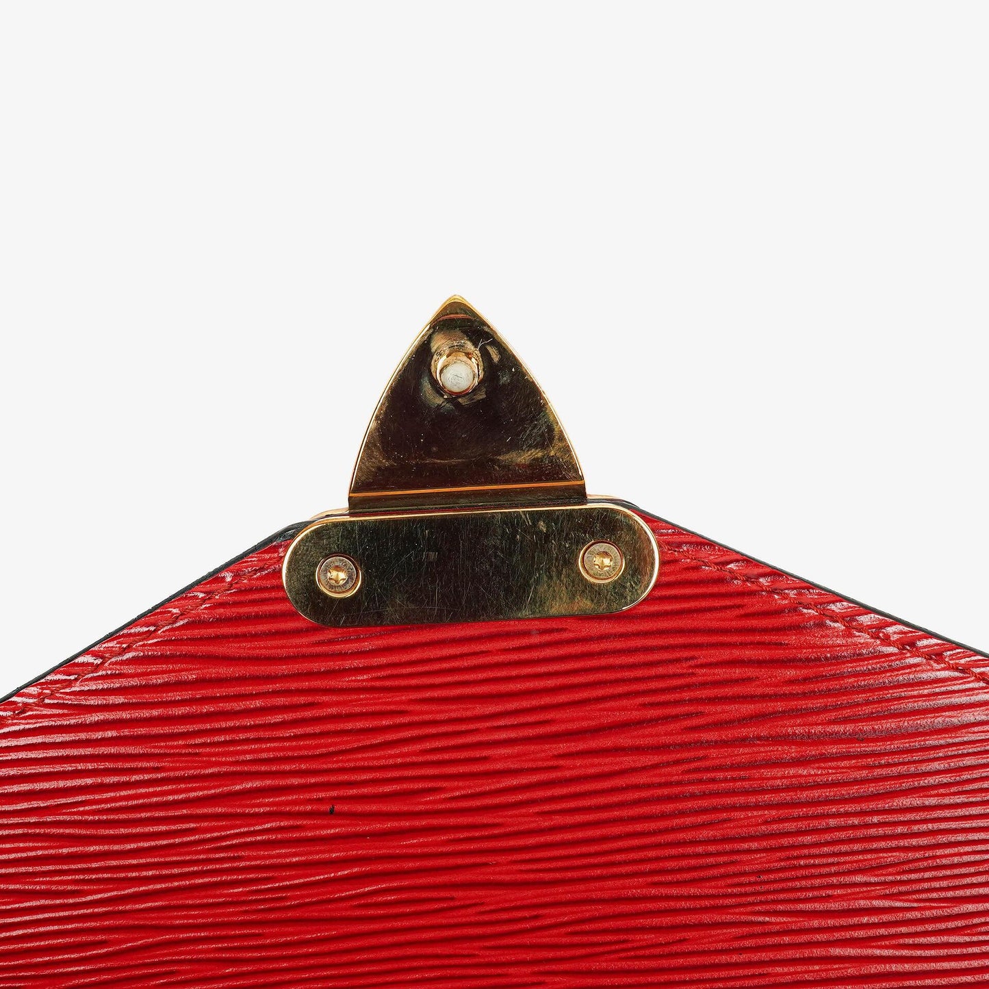Louis Vuitton Monceau Red EPI Leather Handbag
