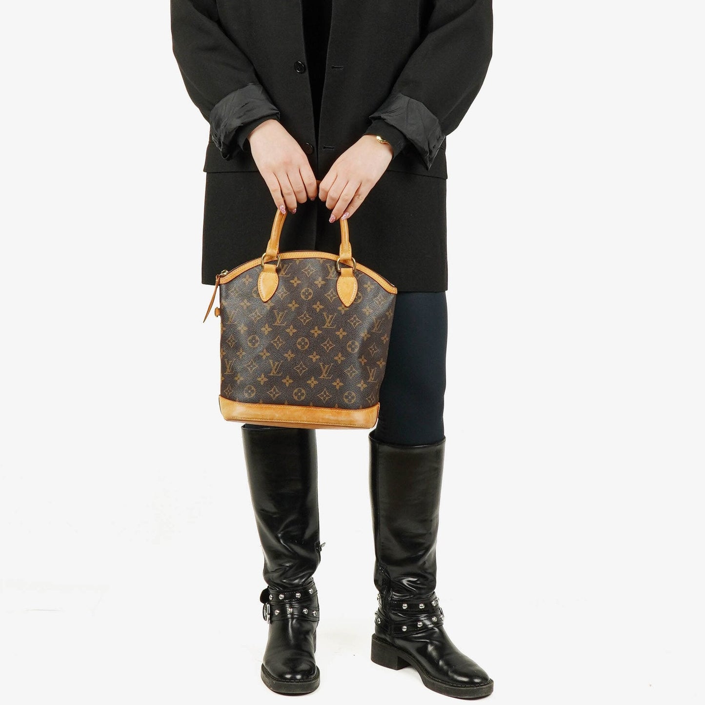 Louis Vuitton Monogram Canvas Lockit Vertical PM Bag